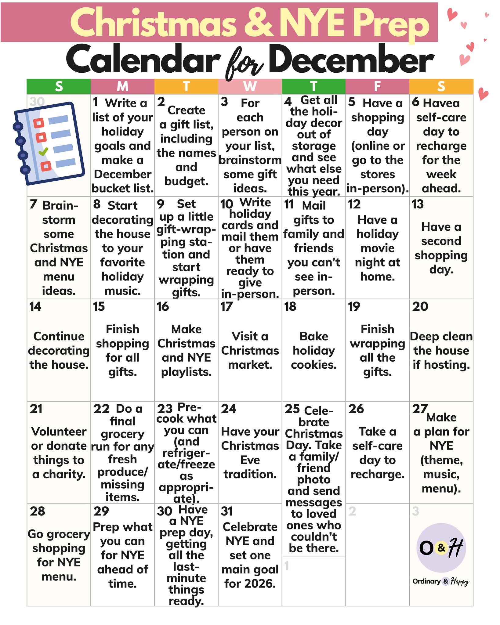 Ordinary - We know December can be busy, but we’re going to do our best ...