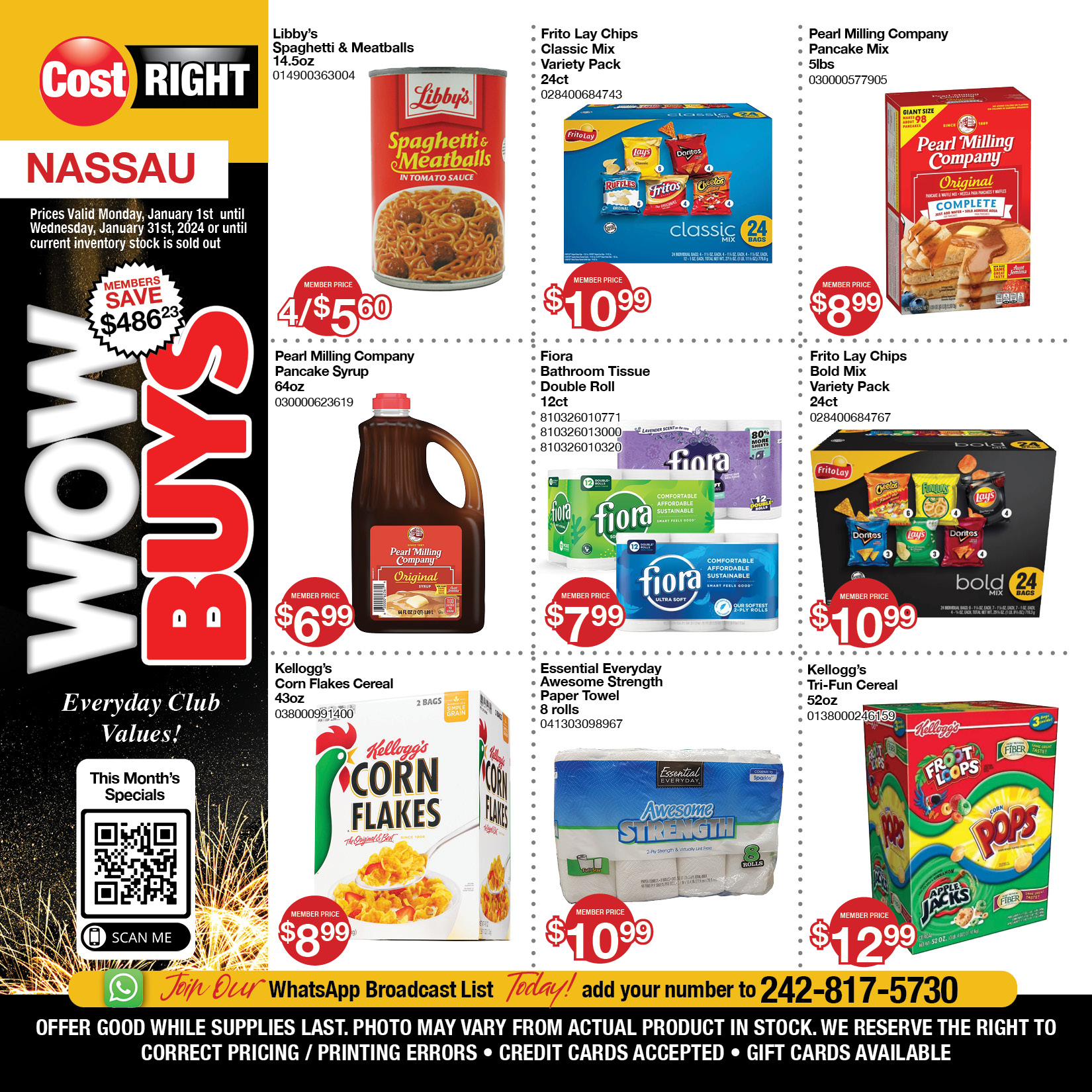 Bring in the New Year with Wow Buys!... - Cost Right Nassau | Facebook