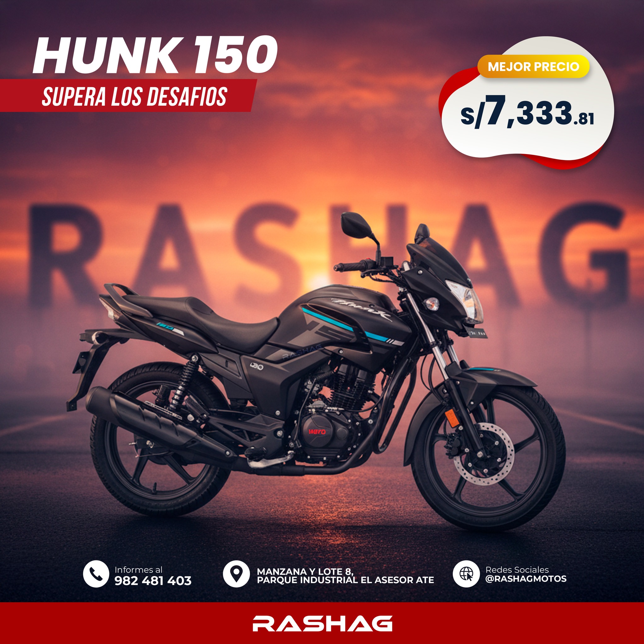 Rashag - 🔥 HERO HUNK 150 – ¡SUPERA LOS DESAFÍOS! 🔥 Conquista cada ...