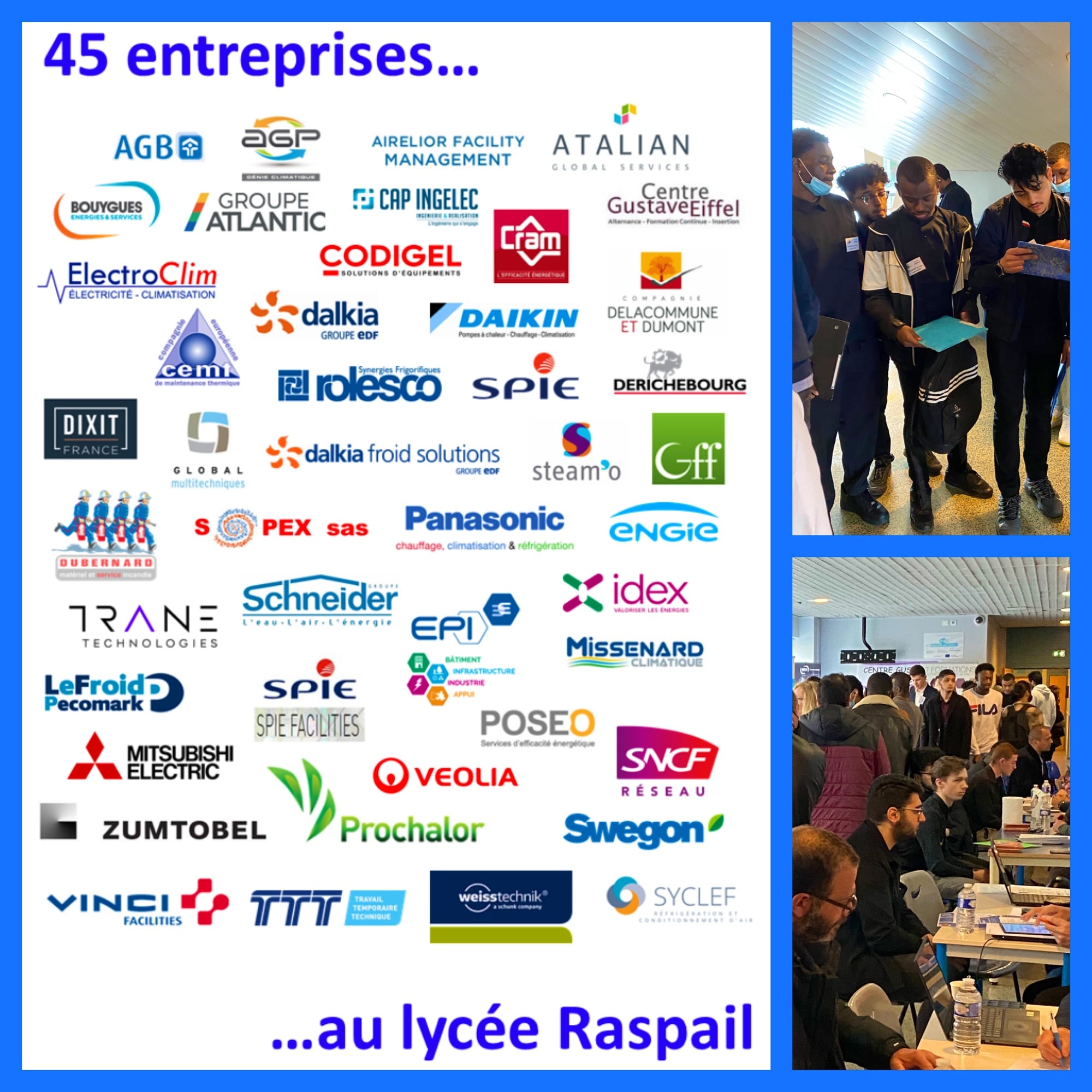 La page FB officielle du Lycée Raspail | Paris