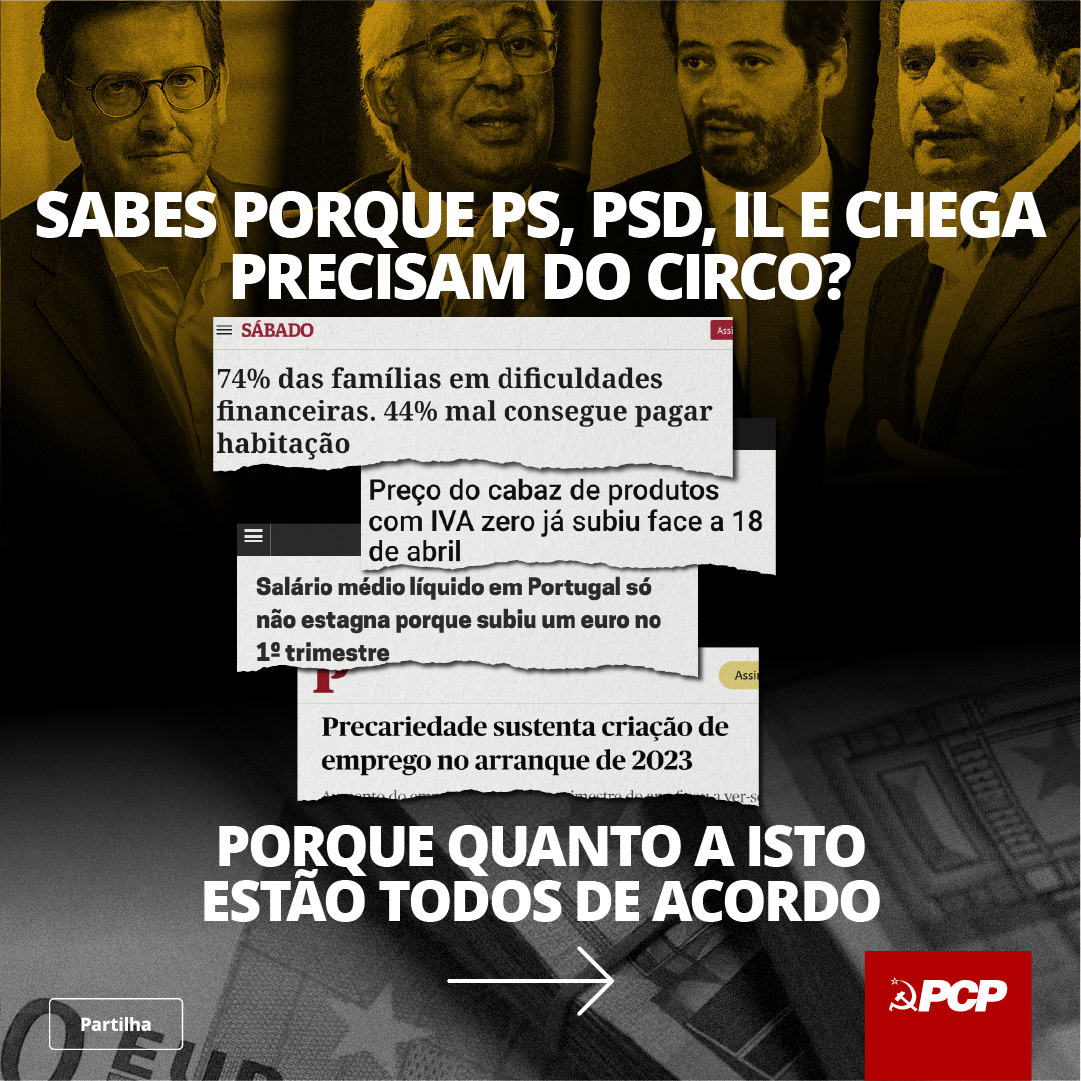 Sabes porque PS, PSD,... - PCP - Partido Comunista Português
