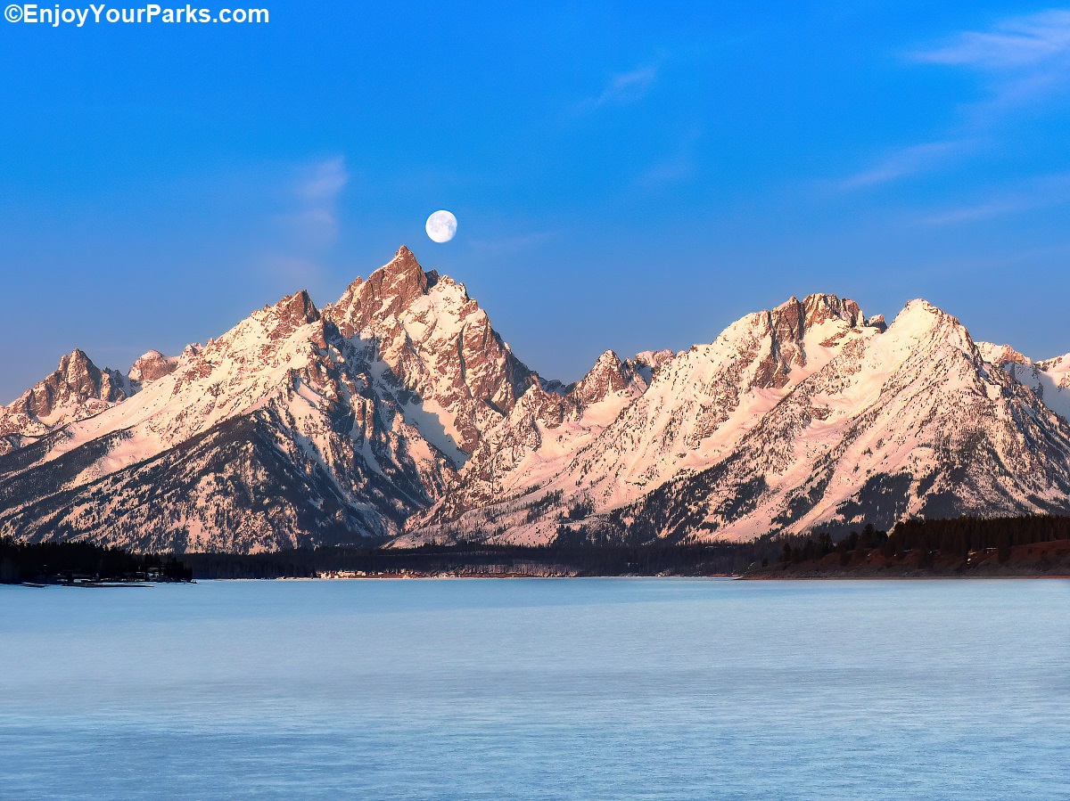 Visit us at www.EnjoyYourParks.com. TETON WINTER SCENE. This is a