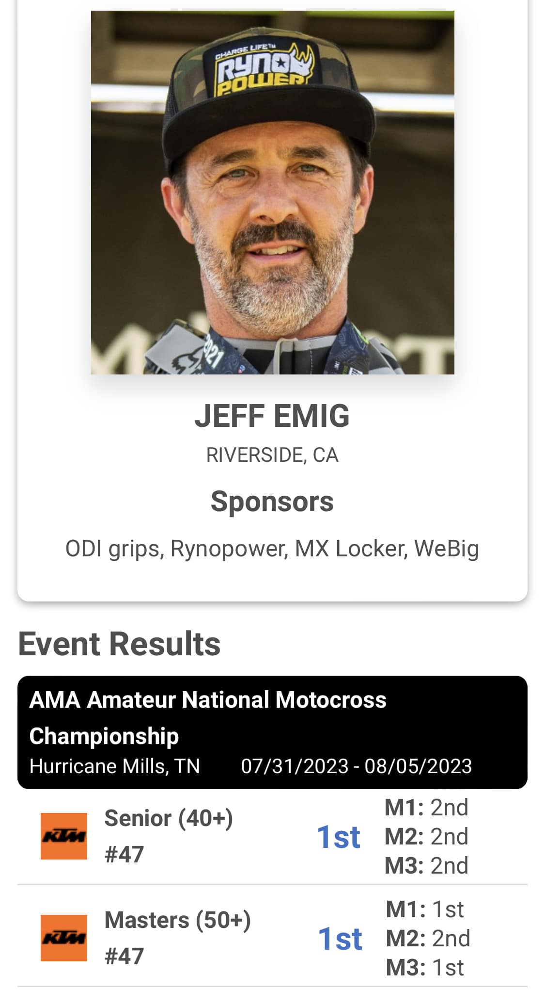 Congratulations to... - Missouri Motocross Hall of Fame | Facebook