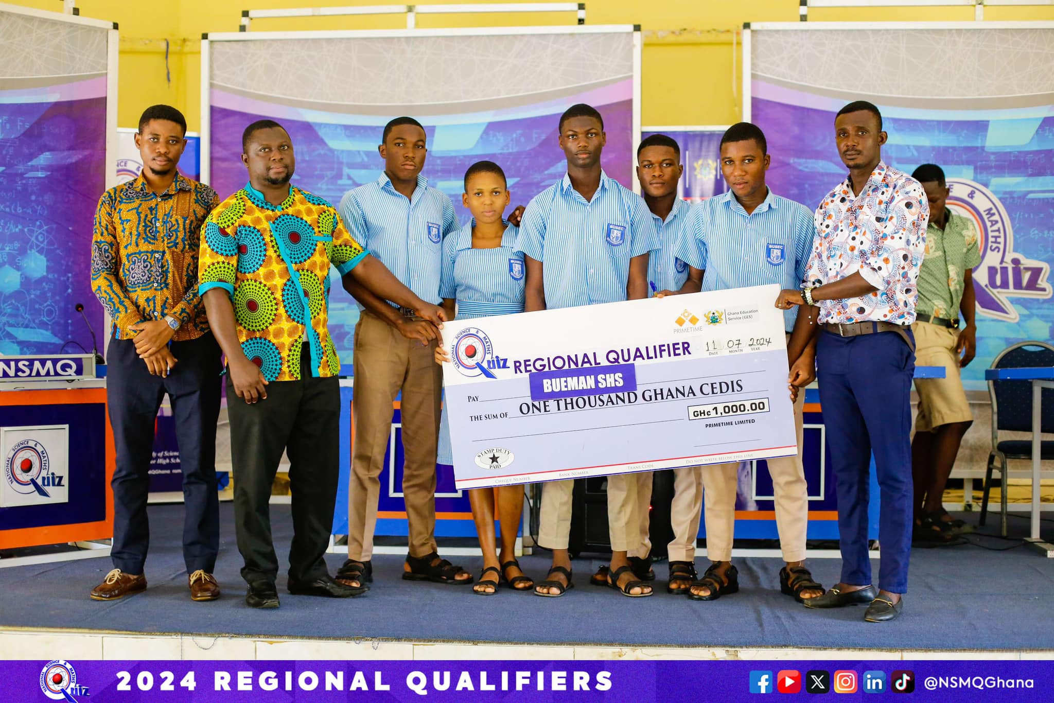 Busec - Earlier today the #NSMQ Busec team saw out sister...