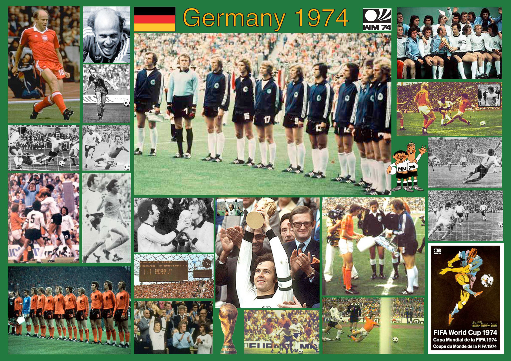 A possible World Cup 1974 Best XI on stickers!!