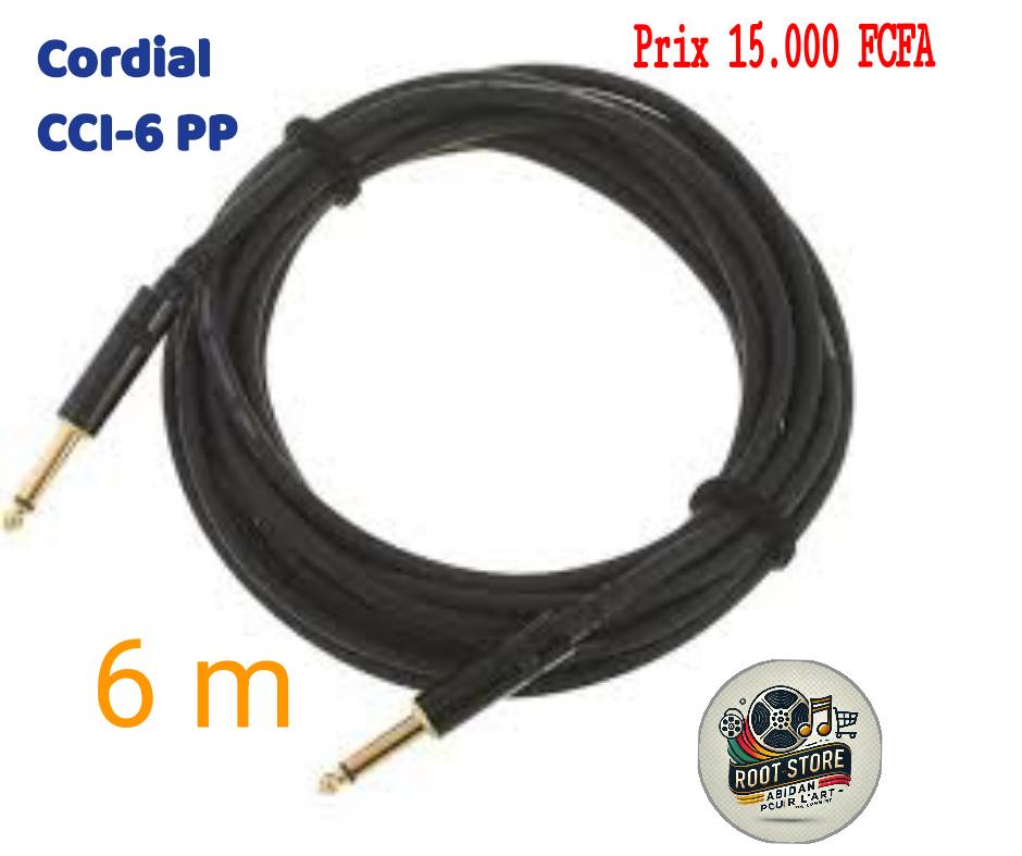 Root - CÂBLE CORDIAL CCI-6 PP : VOTRE SON PUR À TOUTE ÉPREUVE ! 🎸 6m de ...