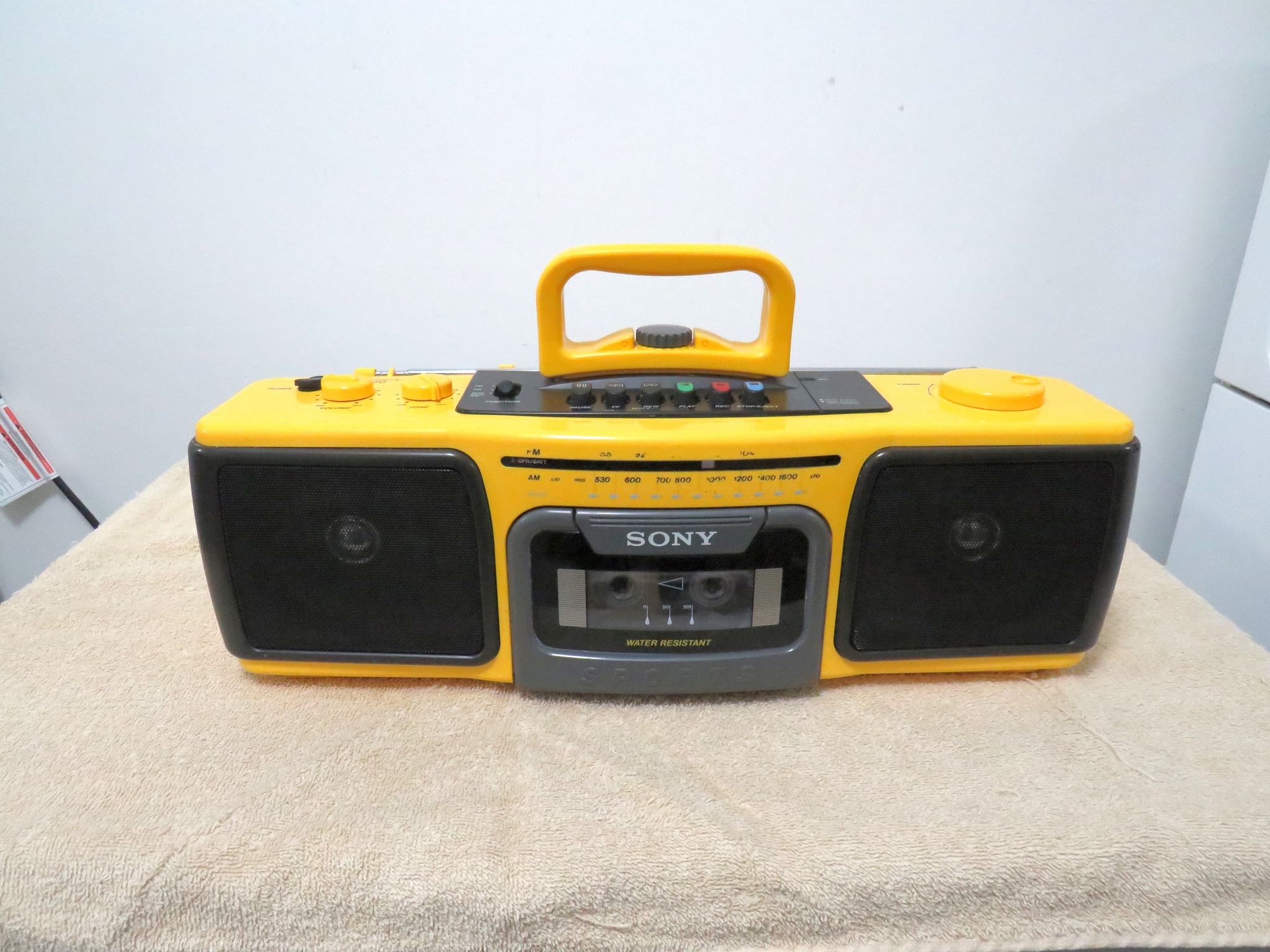 Sony Sports Boombox CFS-920 Stereo Cassette-Corder(1986) Serviced.