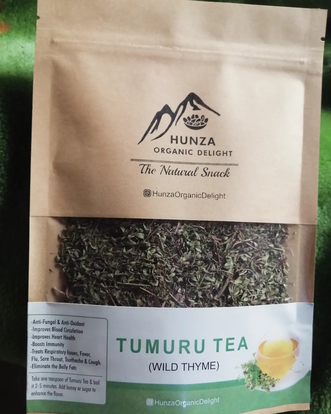 Our Tumuro Tea contains no sugar,... - Hunza Organic Delight | Facebook