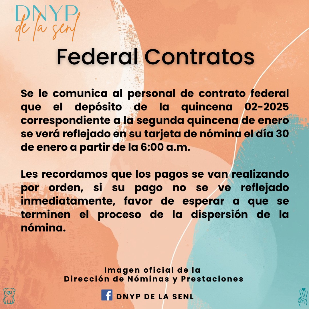 DNYP de la SENL - Les compartimos el calendario de pago de... | Facebook