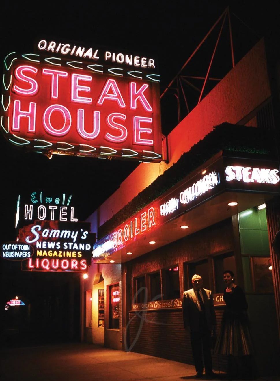 Once - The Original Pioneer Steak House was part of the Elwell Hotel, a ...