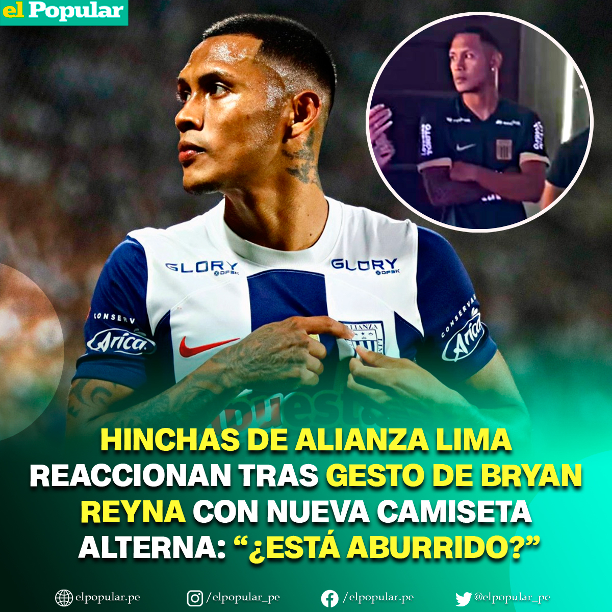 Diario - ¿Qué hizo? 😱 Bryan Reyna fue uno de los futbolistas que posó ...