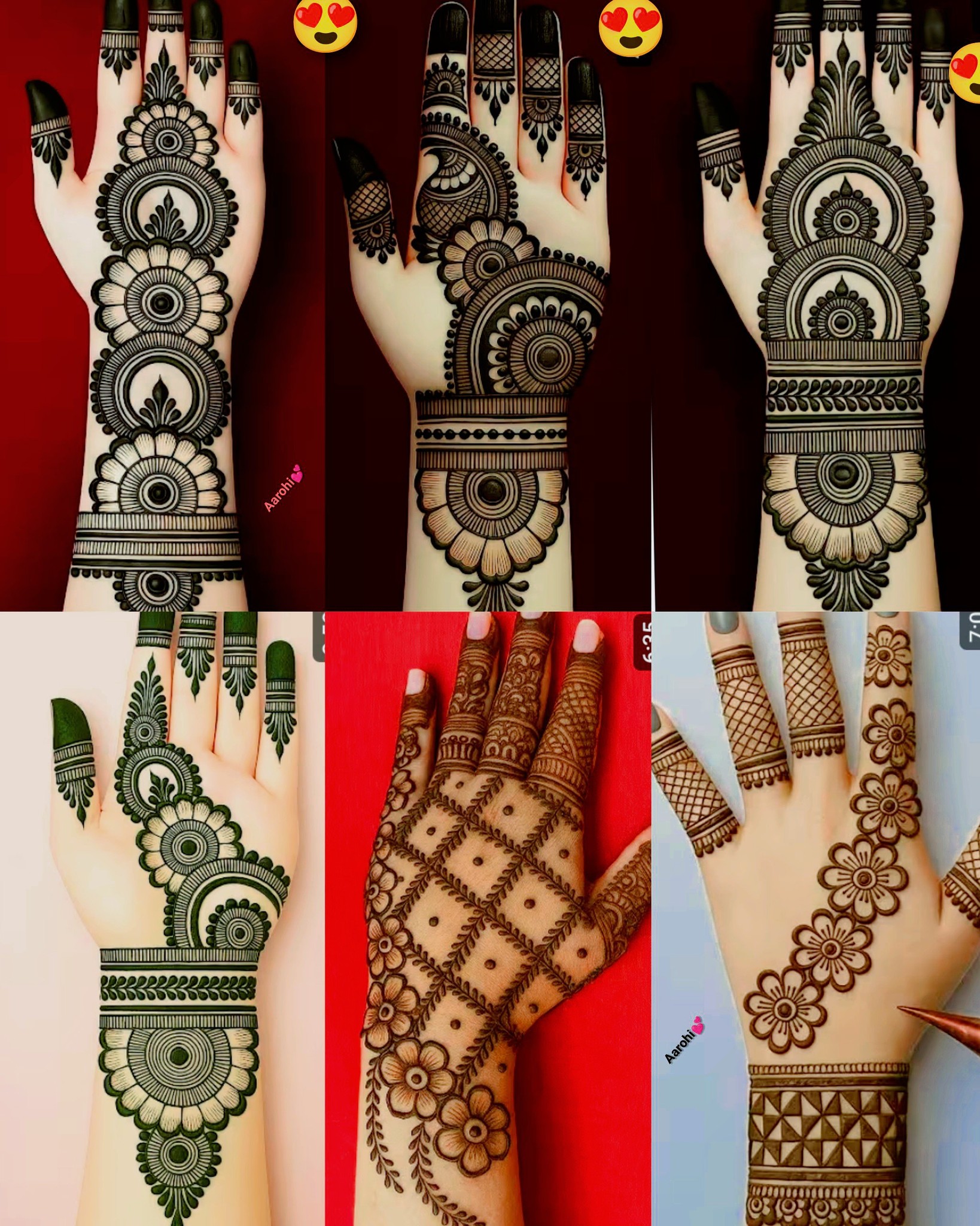 Aarohi Ki Rasoi - Mehndi Designs ️💞 #aarohikirasoi... | Facebook