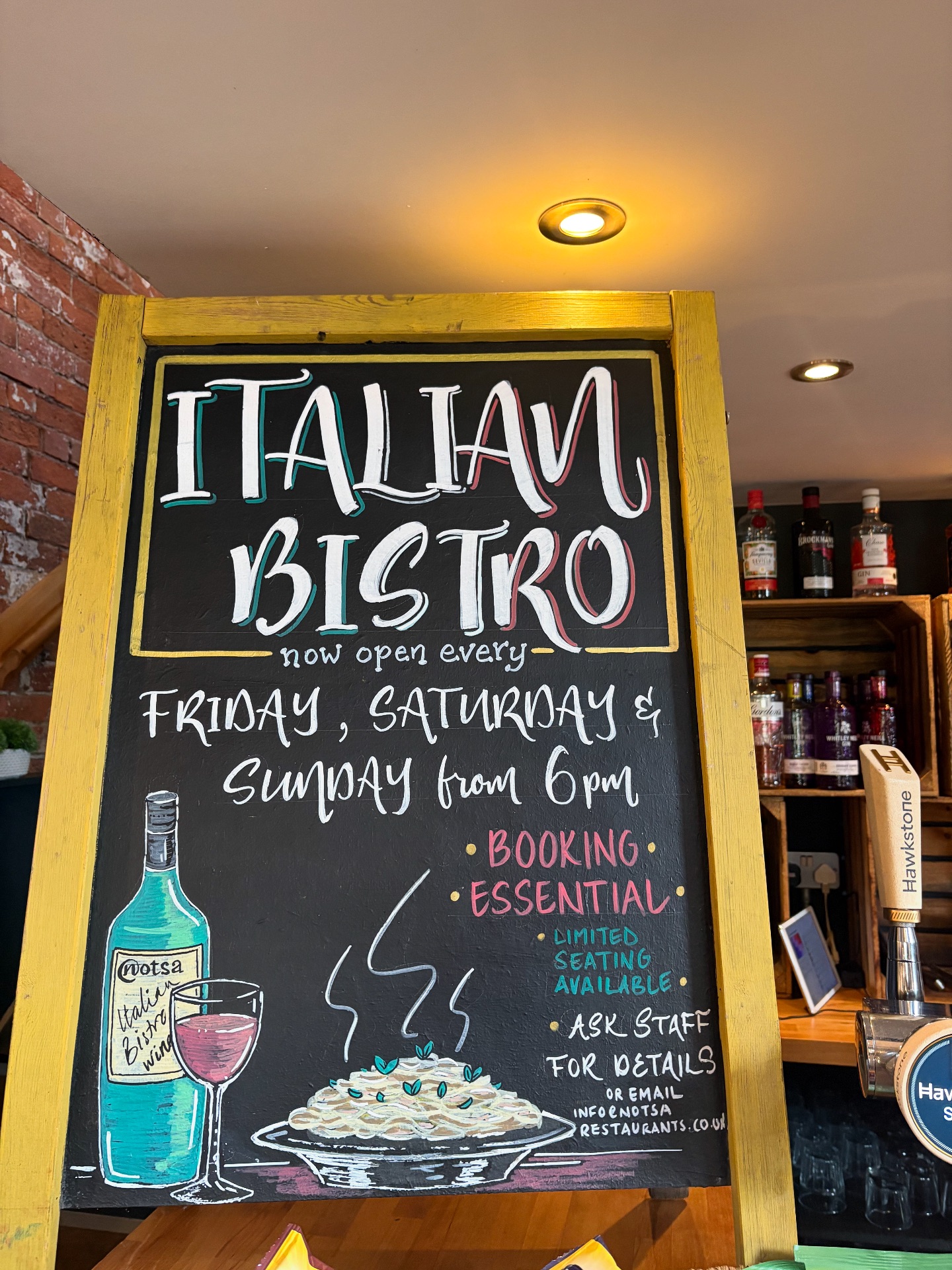 notsa - Our Italian bistro board is now up! Along with our... | Facebook