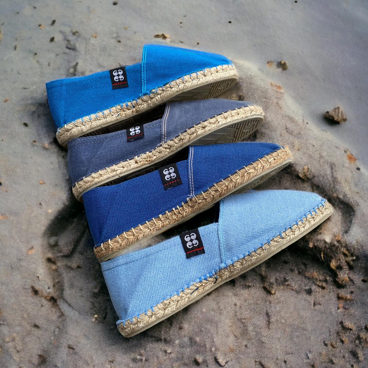 Espadrilles Art Of Soule Soka Bleues Marines - Fabriquées En France - Confort Et Style Intemporel