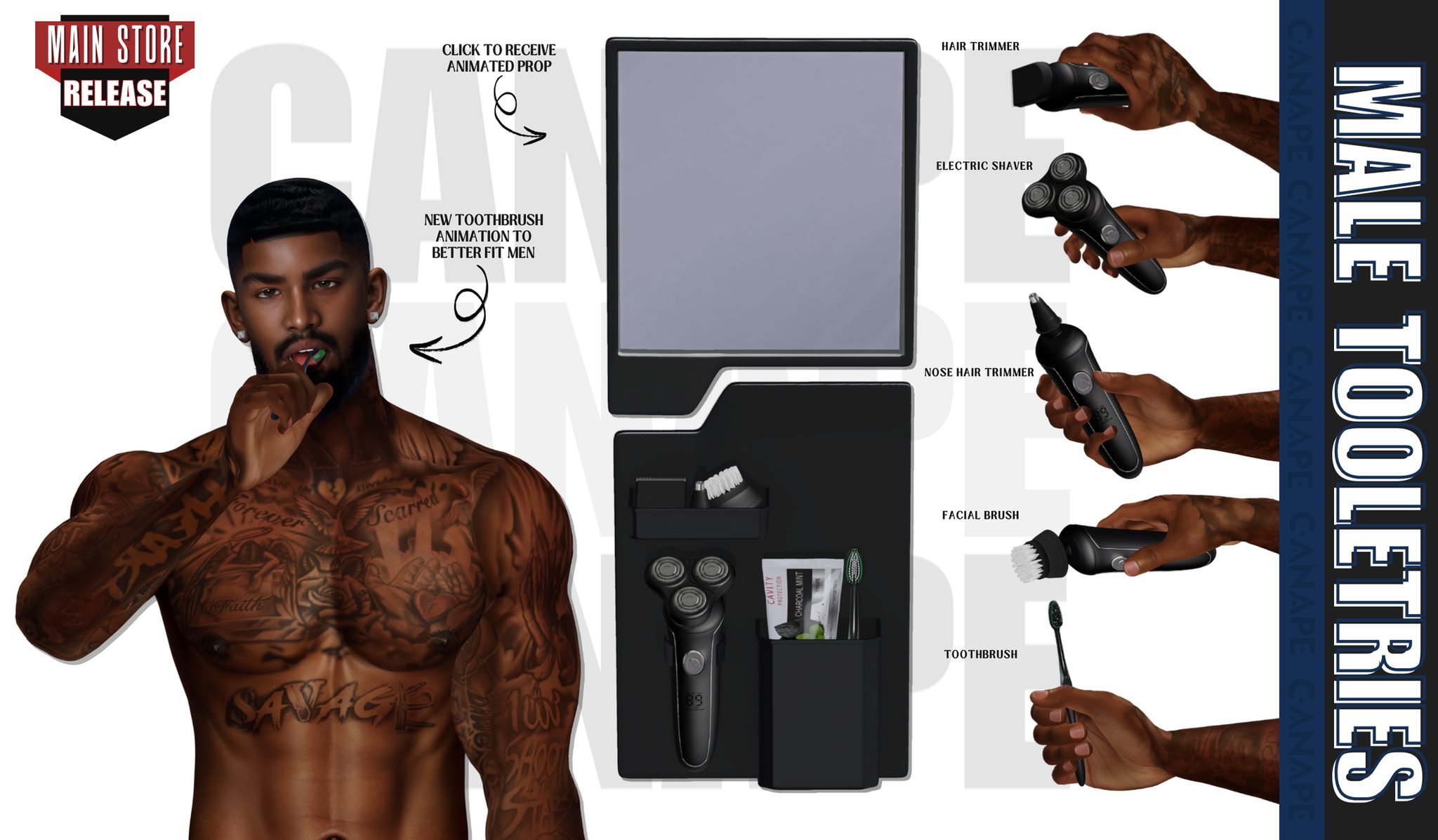 Canapé - Upgrade your grooming routine with this Male Tooletries Set ...