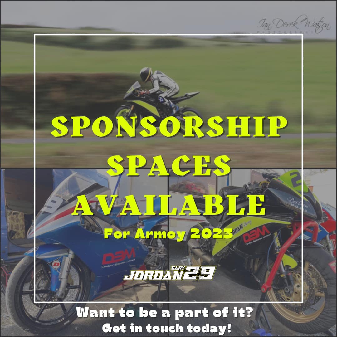 🚨 🏁 Sponsor Opportunity for Armoy 🏁 🚨... - Gary Jordan Racing | Facebook
