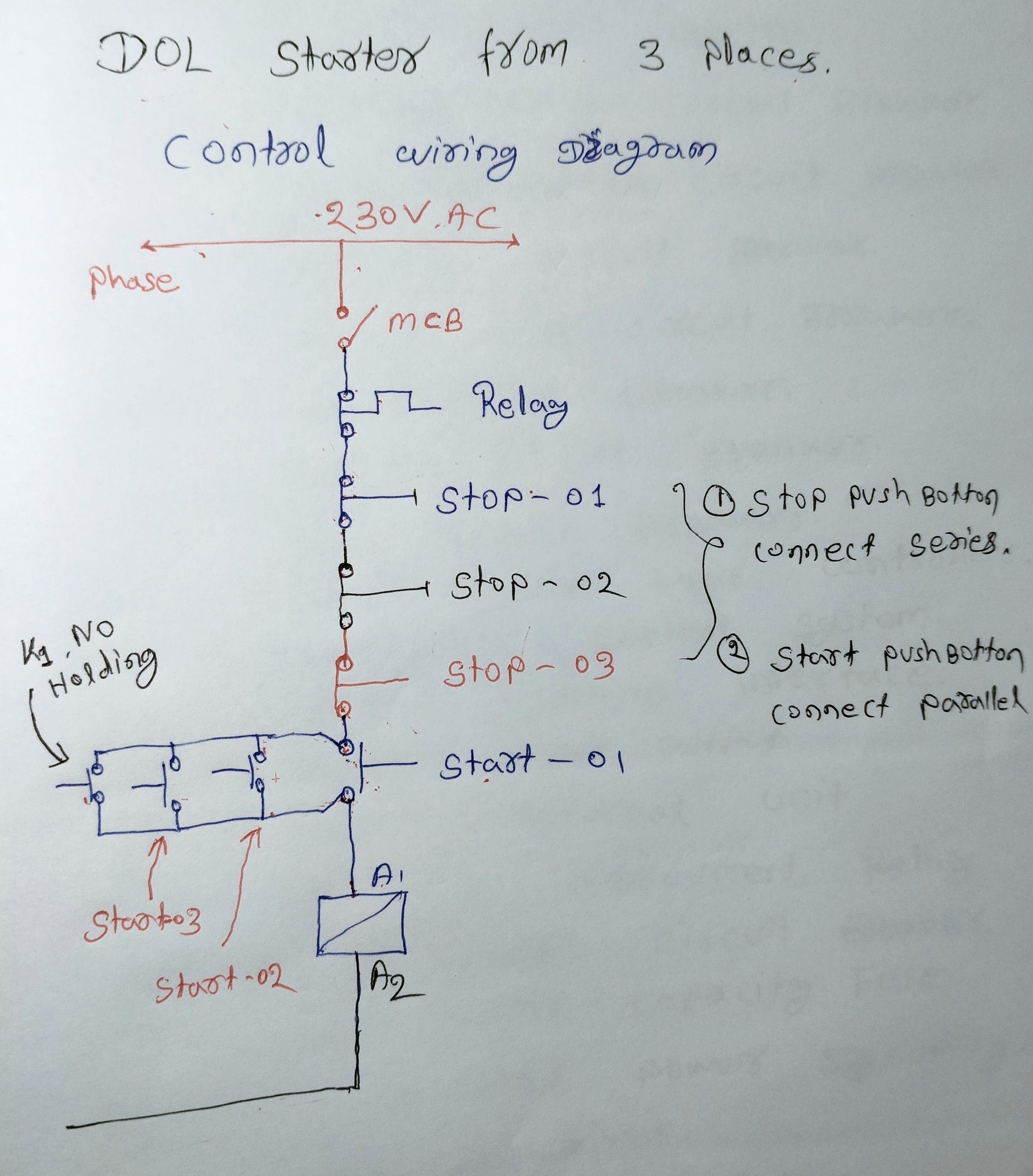 Electrical - DOL Starter From 3 places #fblifestyle | Facebook