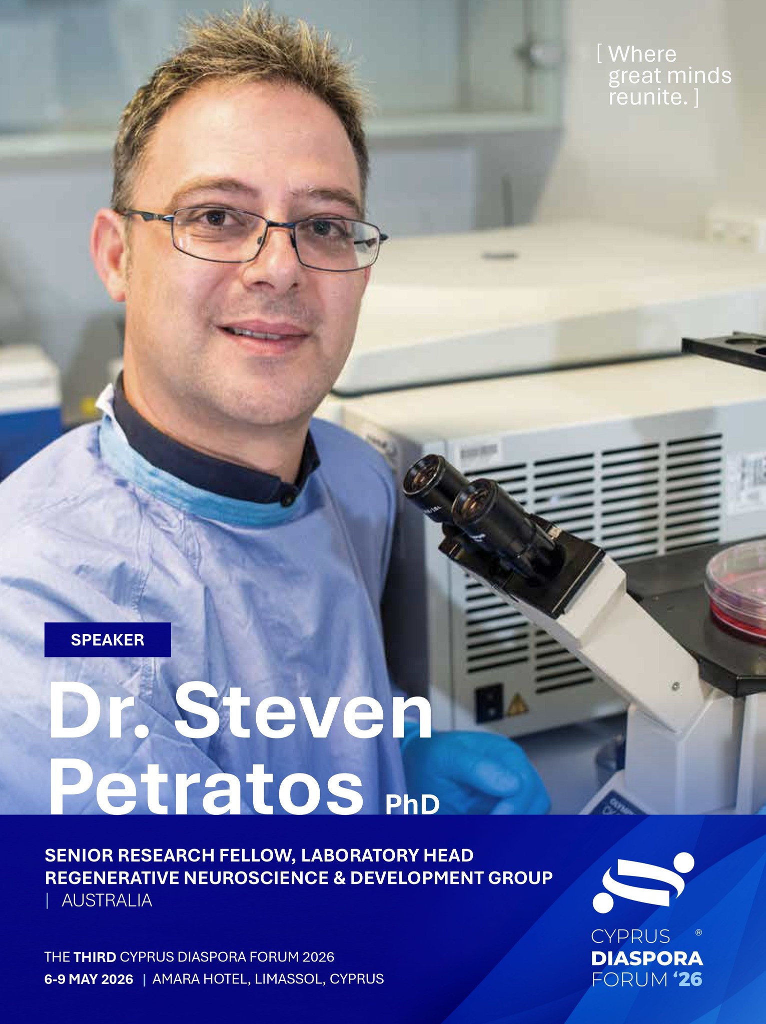 Cyprus - SPEAKER ANNOUNCEMENT We are honoured to welcome Dr. Steven ...
