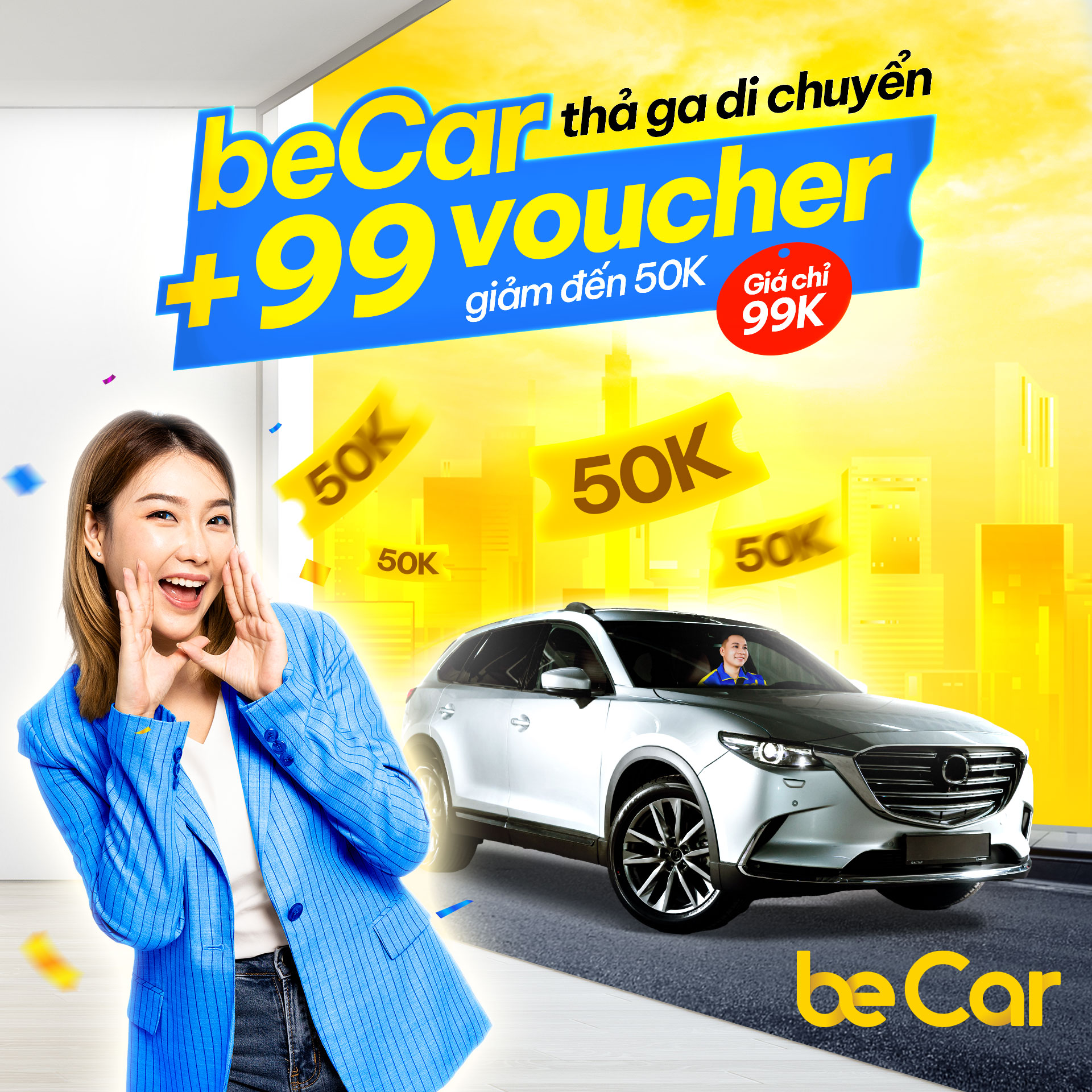 be - 🔥 MUA GÓI TIẾT KIỆM BECAR - NHẬN 99 VOUCHER GIẢM ĐẾN 50K 📌 Mua gói ...