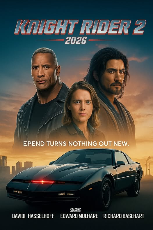 DiggySo - 🎬 Knight Rider 2 (2026) Starring: David Hasselhoff, Dwayne ...