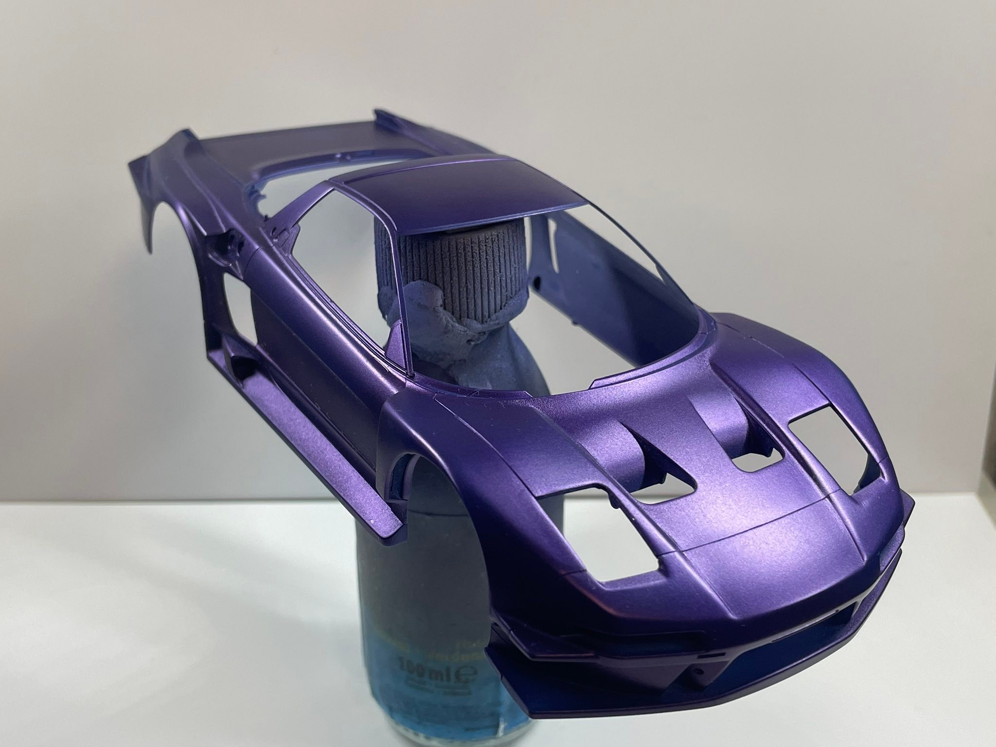Custom 1/24 Tamiya NSX in Dodge pearl blue