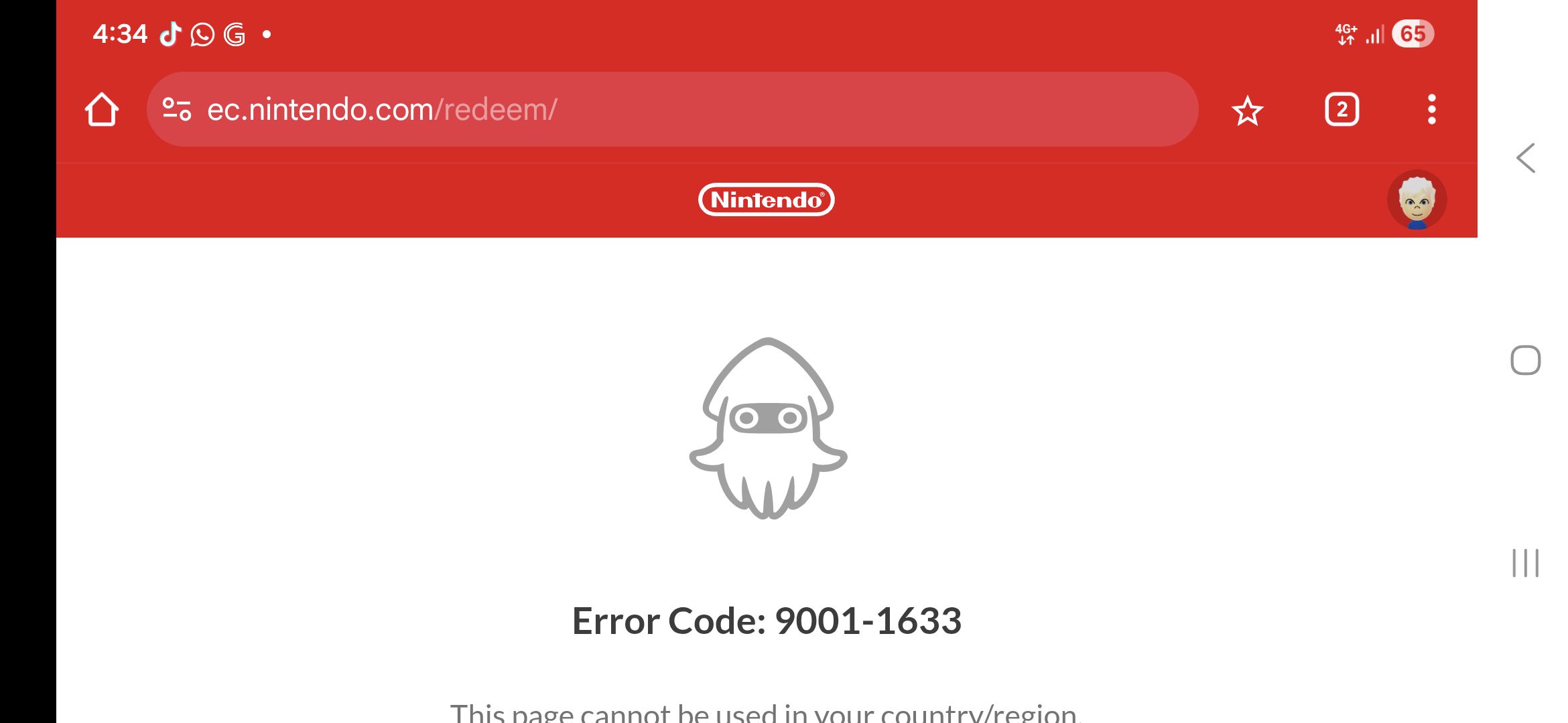 Nintendo Malaysia Community | Note that we are still unable to redeem ...