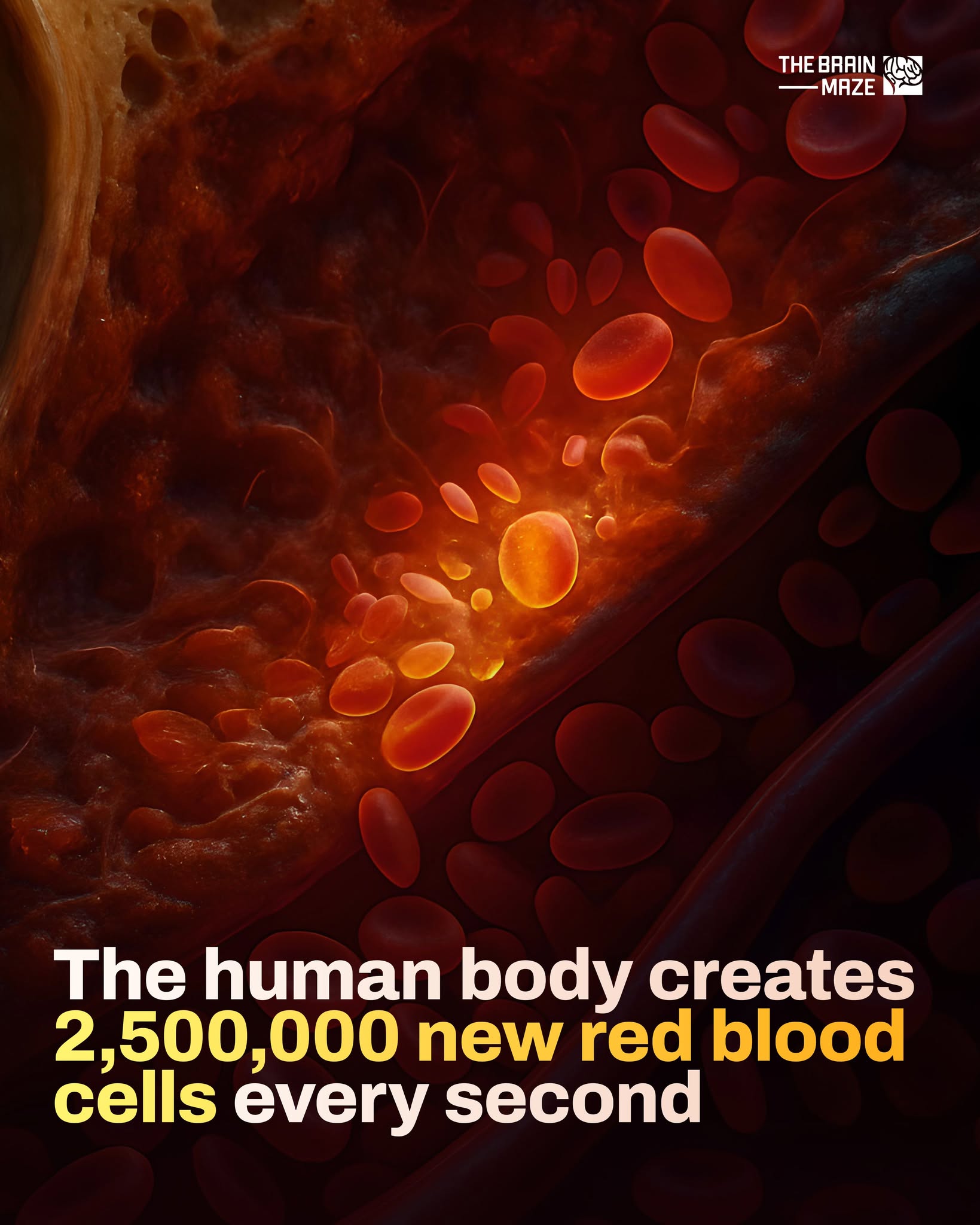 The Brain Maze - That’s over 200 billion red blood cells a... | Facebook