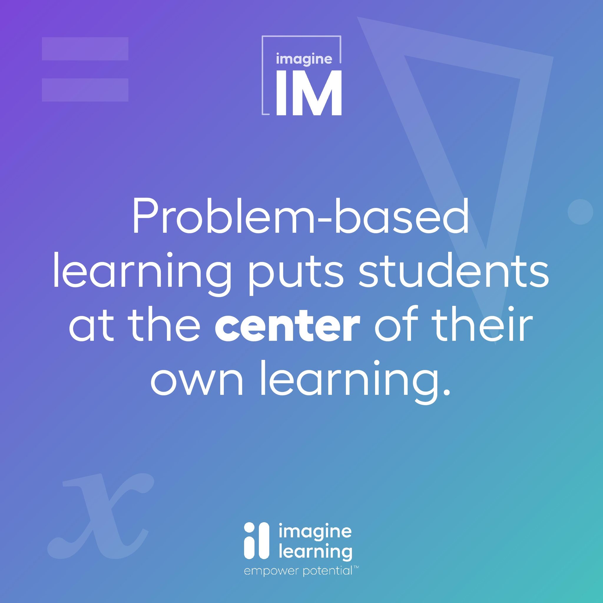️ Problem-based learning empowers... - Imagine Learning