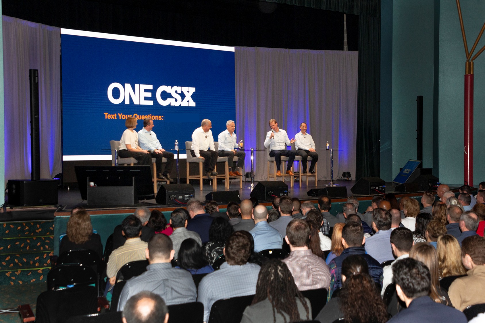 CSX - The CSX leadership team hosted a companywide town...