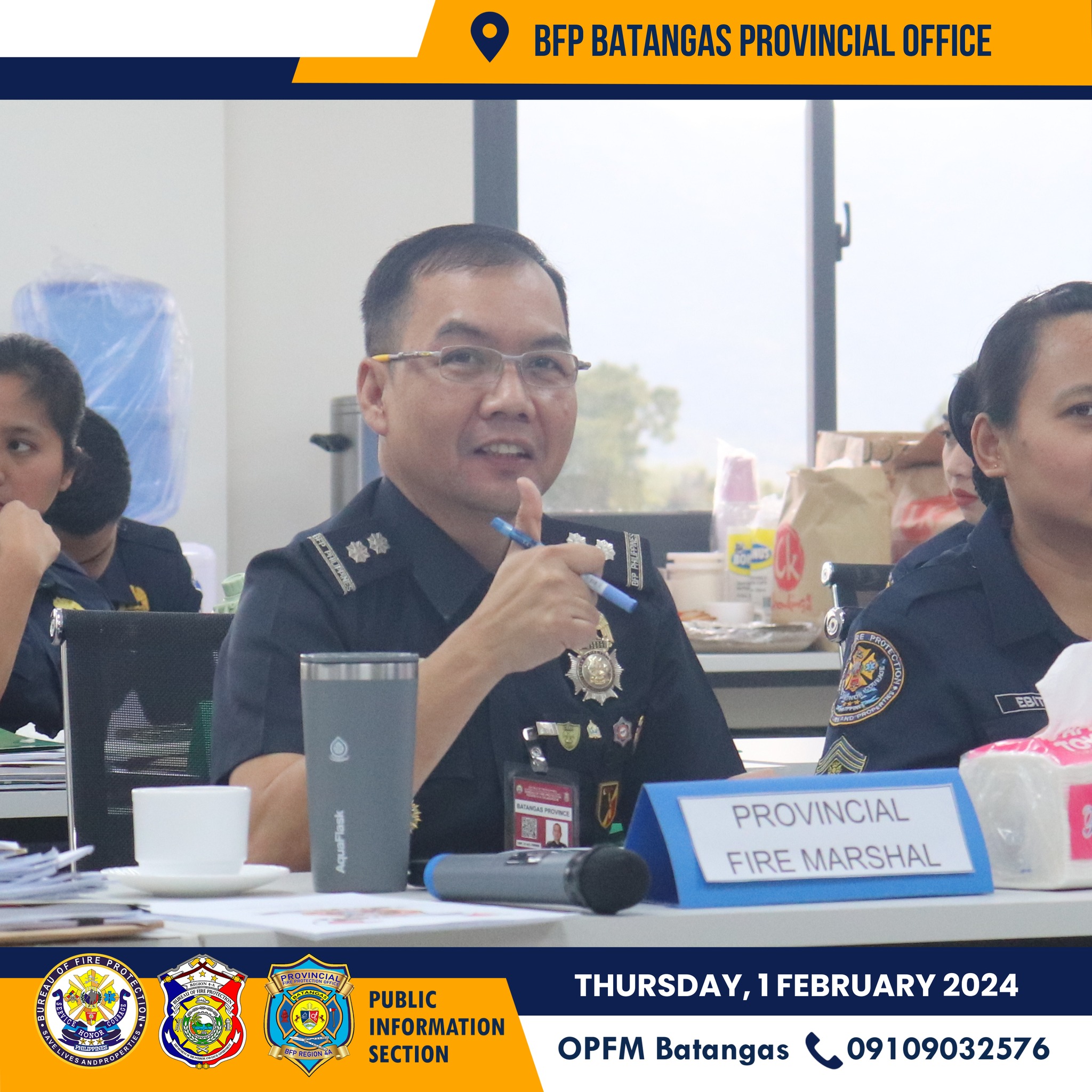 Bureau of Fire Protection R4A Batangas Provincial Office
