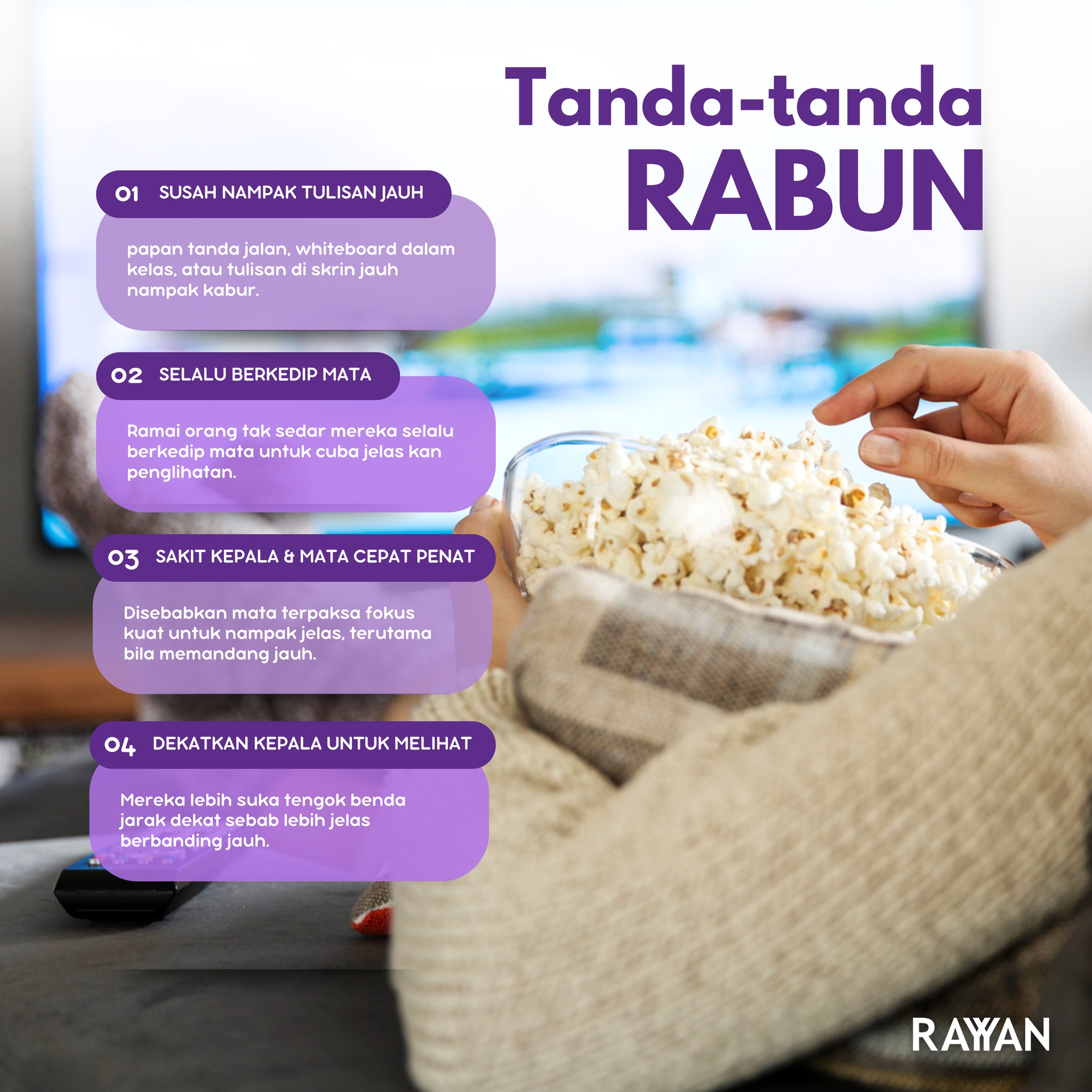 Rayyan - Orang selalu confuse betul ke aku ni rabun? Haa ni Rayyan ...