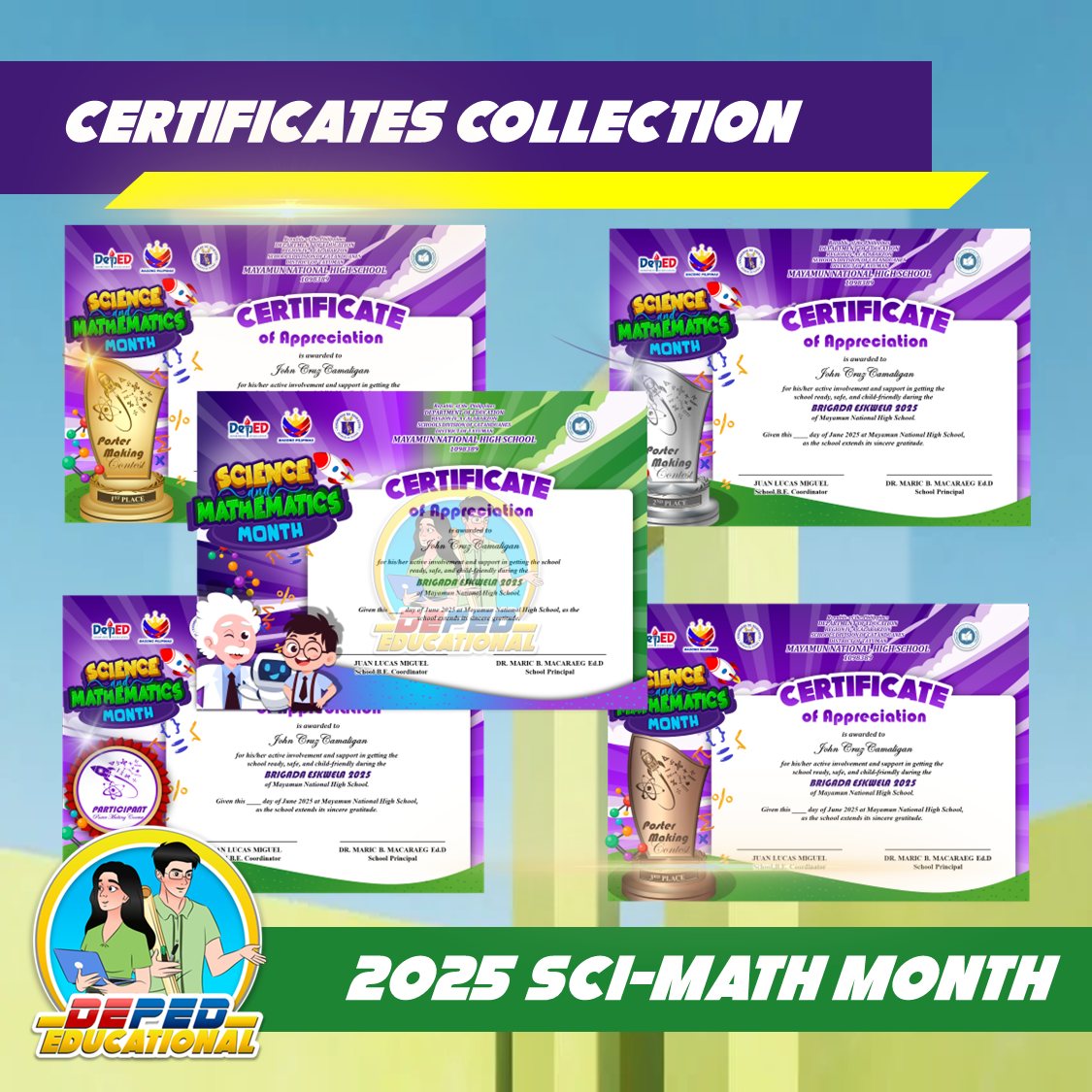 DepEd Commons | 🎉 SCIENCE & MATH MONTH (SCI-MATH) 2025 TEMPLATE BUNDLE ...