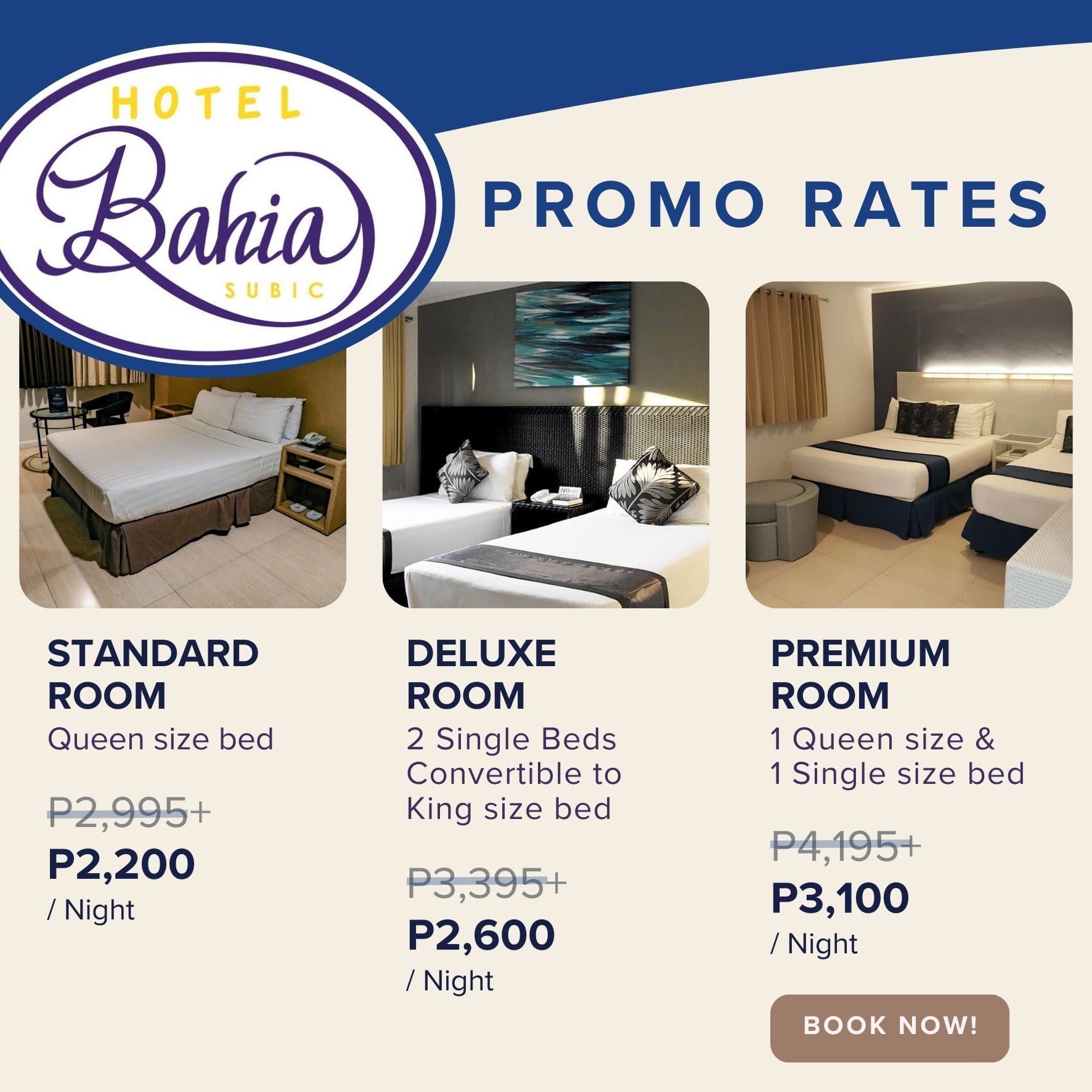 CHECK OUT OUR PROMO RATES FOR... - Hotel Bahia Subic Bay | Facebook