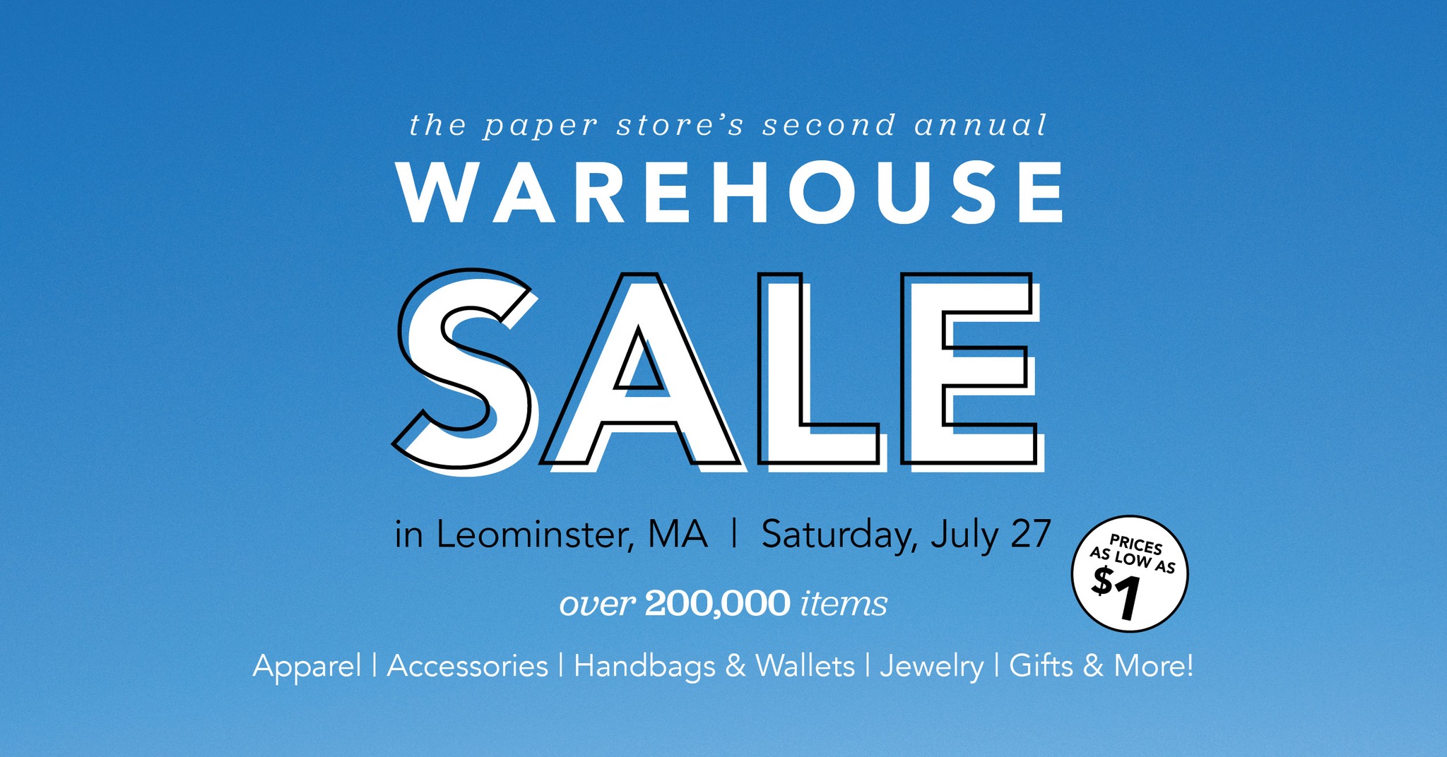 The Paper Store Warehouse Event