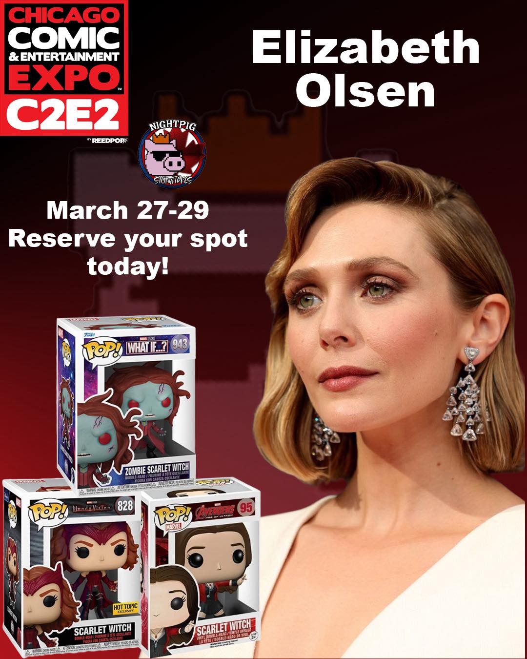 Elizabeth Olsen is now live!