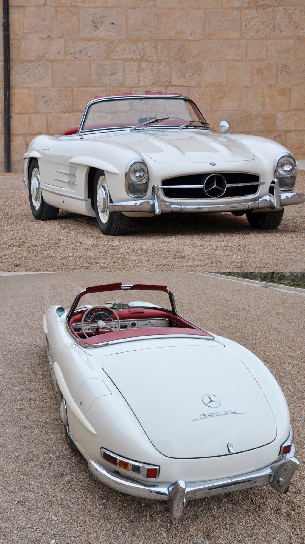 Pass a vintage Mercedes-Benz 300SL with a 617-horsepower SLR