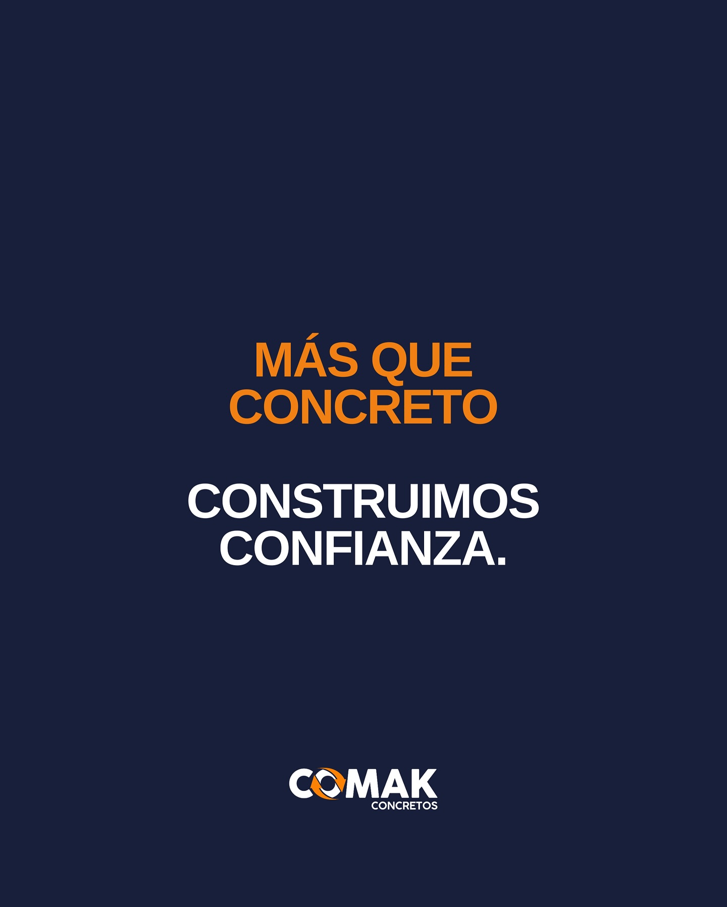 COMAK Concretos - La calidad no solo se ve, se siente en... | Facebook