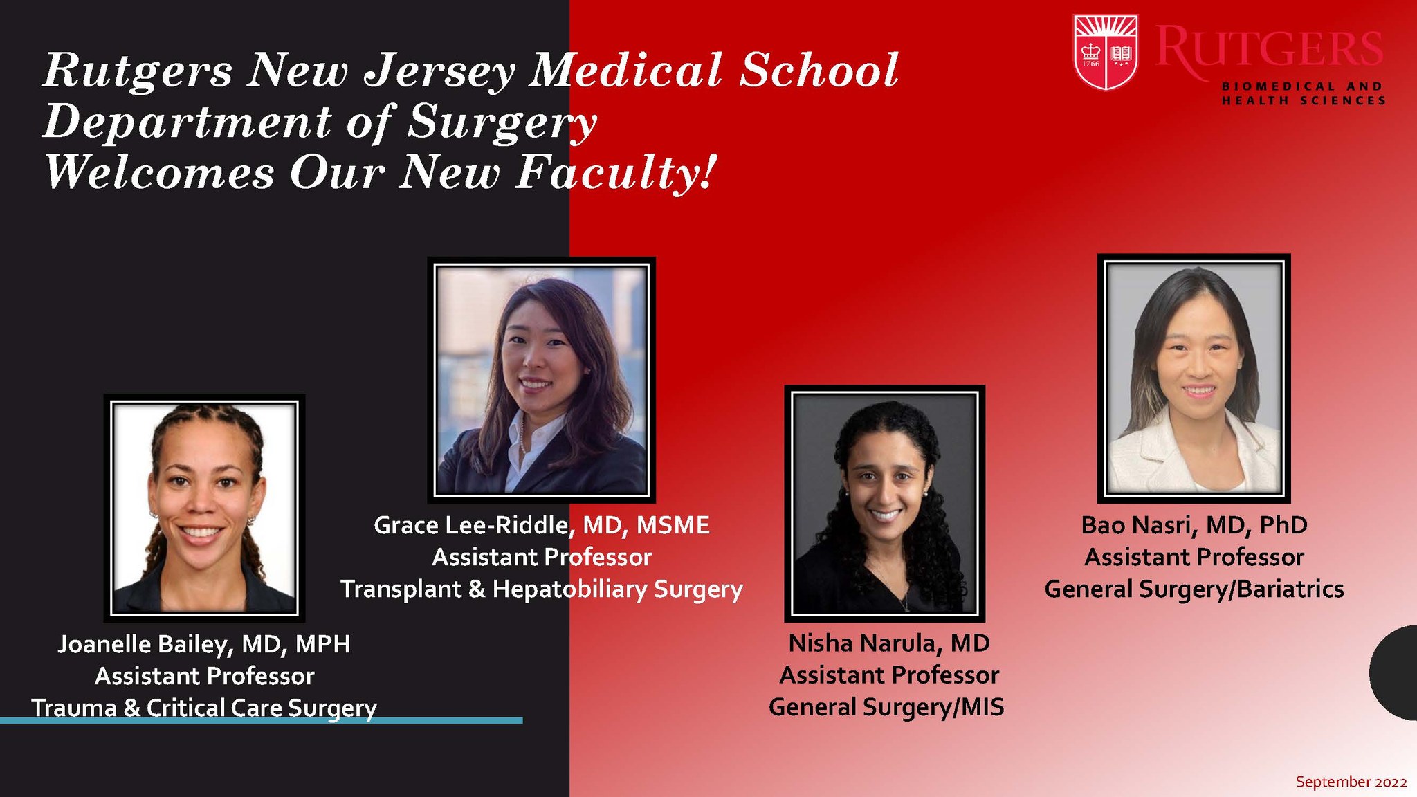 Rutgers NJMS, Department of Surgery | Newark NJ