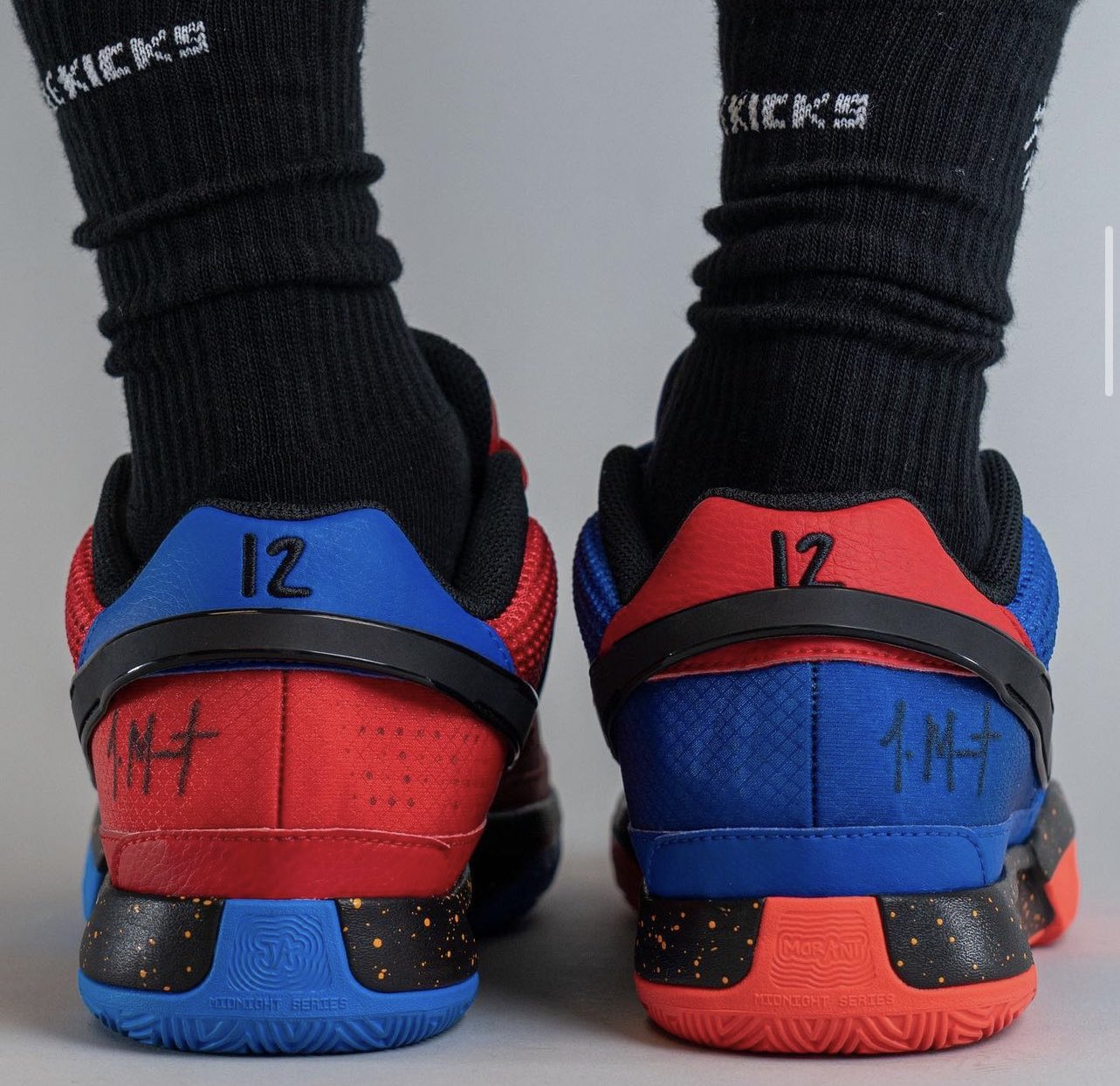Thoughts on the “Mismatch” Nike Ja 1? 🔴🔵 More Here 🔗 bit.ly/3TQWwAp