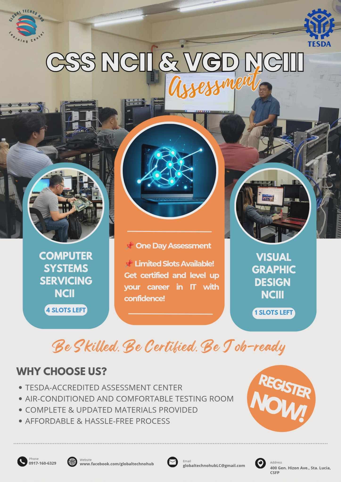 🤖 Be a TESDA-Certified... - Global Techno Hub Learning Center | Facebook