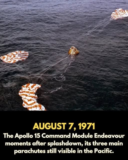 Interstellar - On August 7, 1971, Apollo 15’s Command Module Endeavour ...