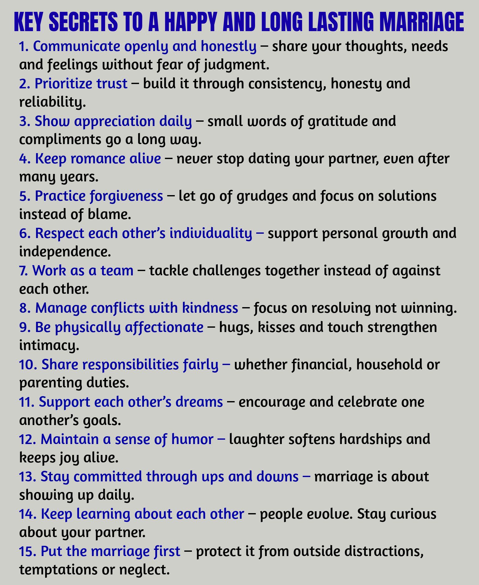 Book Library | Key Secrets to a Happy and Long Lasting Marriage | Facebook
