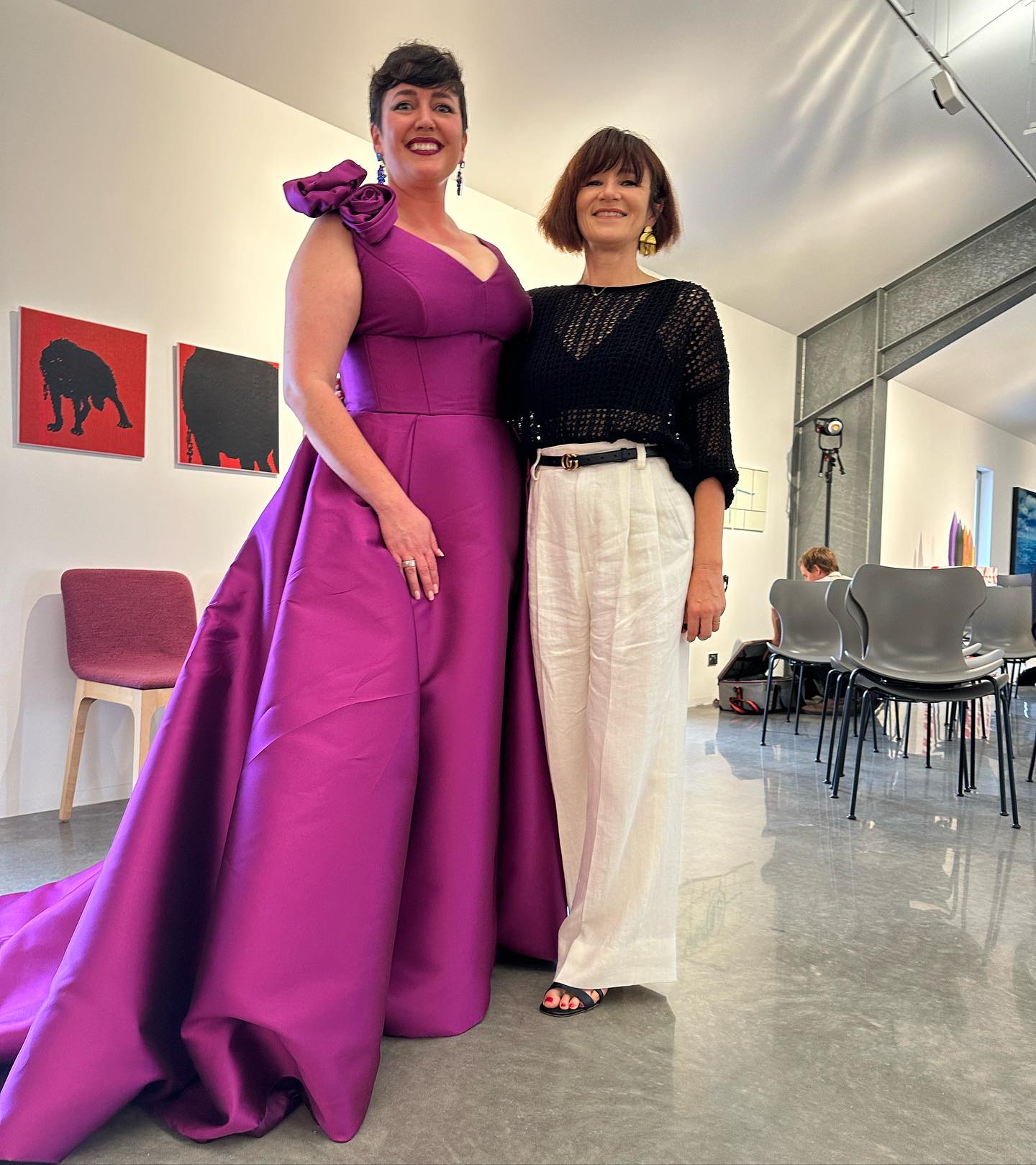 lady who makes dresses I am the luckiest to have Karen herself from @kwhbridal make me two gorgeous dresses! #operasingersofinstagram #concertdresses DESIGNER-PROENZA SCHOULER