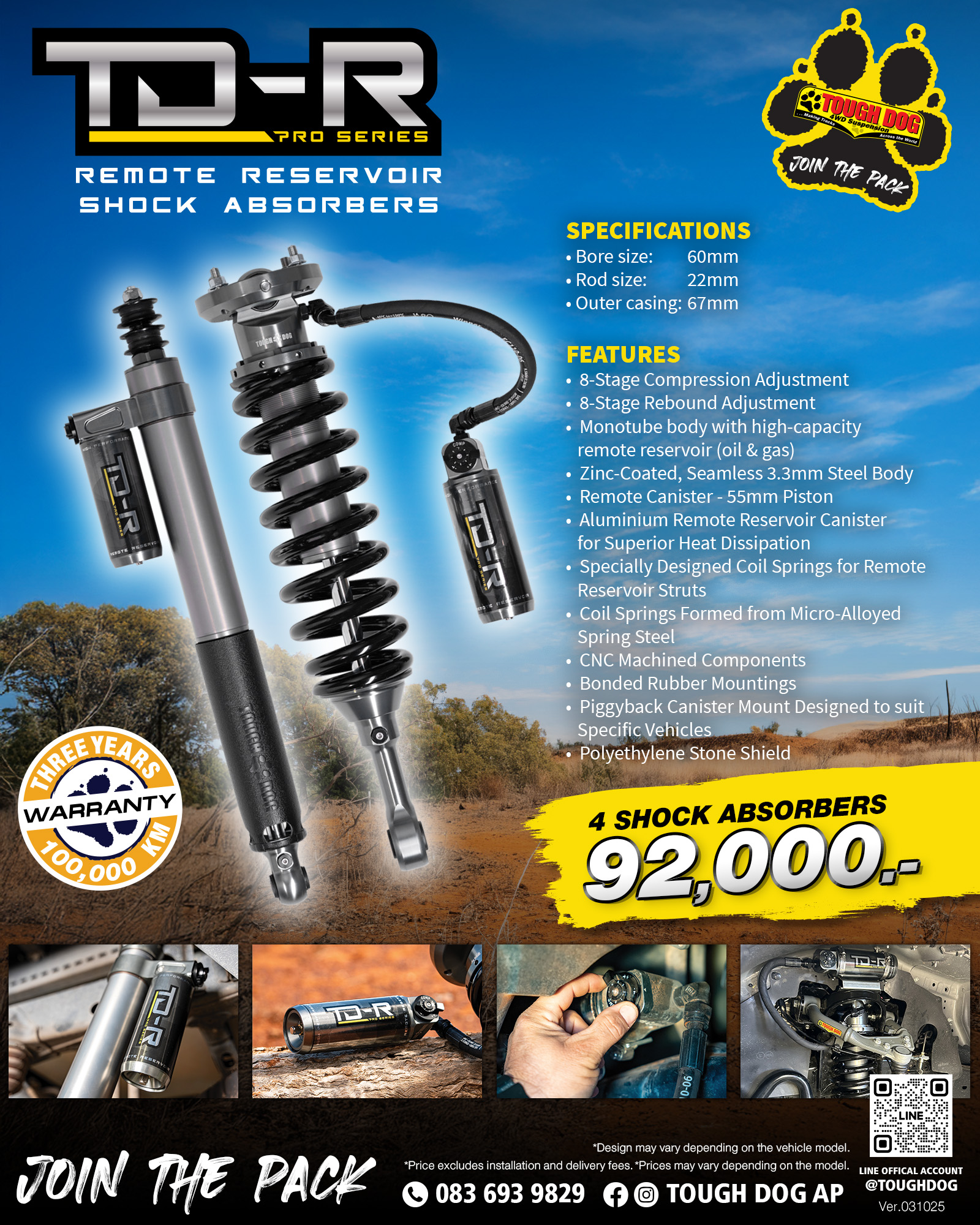 Tough Dog AP - Tough dog TDR Pro shocks... | Facebook