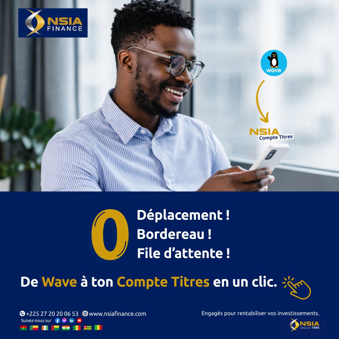 NSIA - ⚡La bourse n’attend pas, pourquoi devriez-vous le faire ? 💡 Être ...