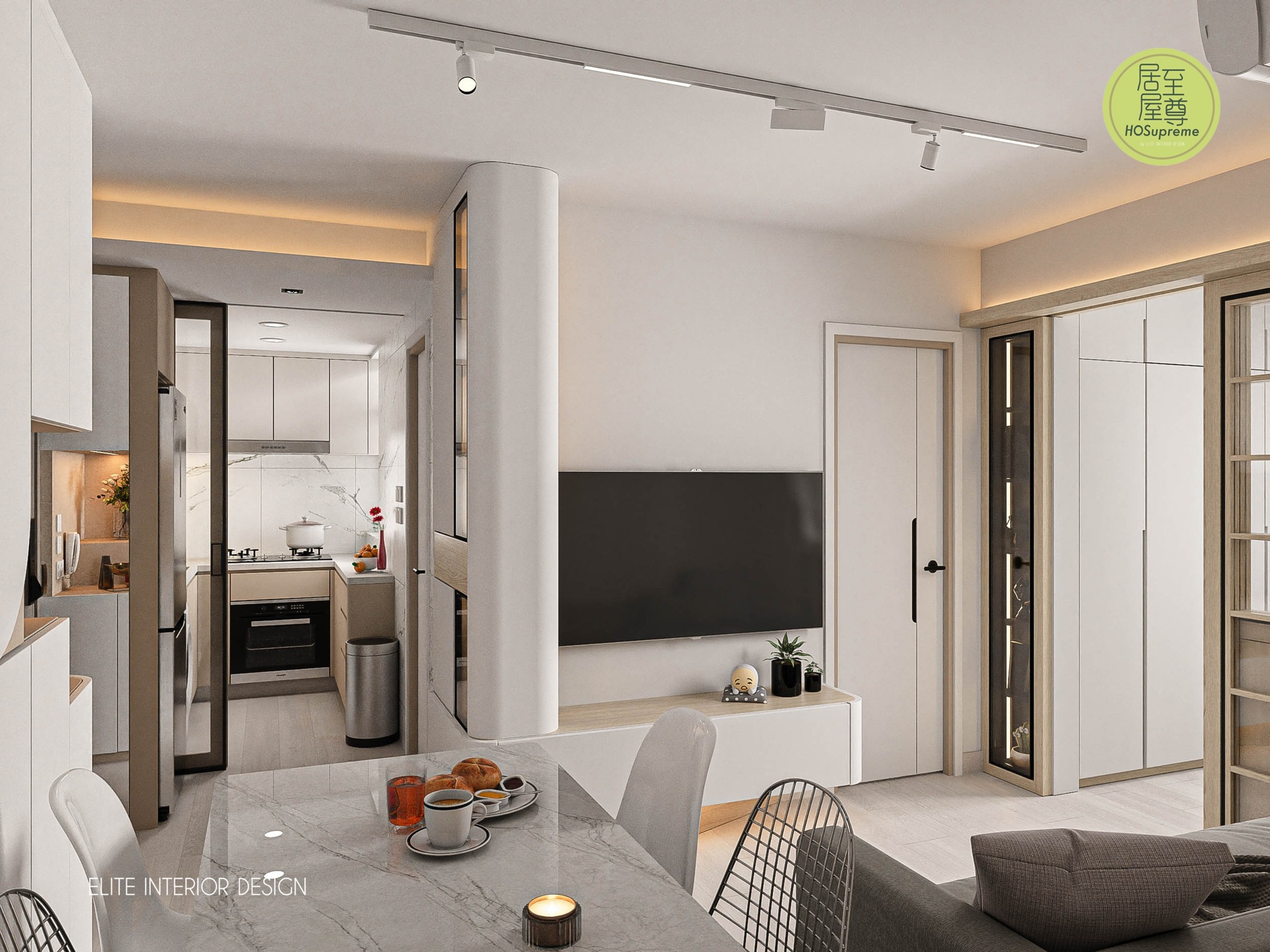 【以純粹為佐料的經典日式美學，充沛日光調味獨有魅力】380呎... - Elite Interior Design