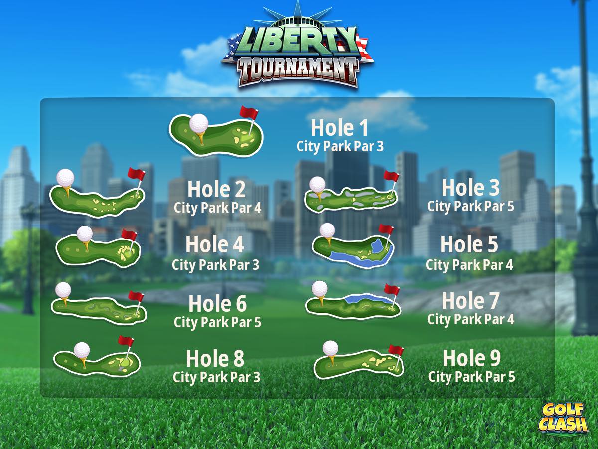 Liberty Tournament Playdemic Just Team Golf Clash Tommy Facebook