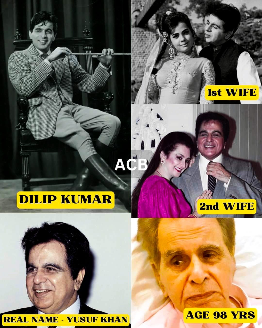 fabrica - Dilip Kumar (born Muhammad Yusuf Khan), the 