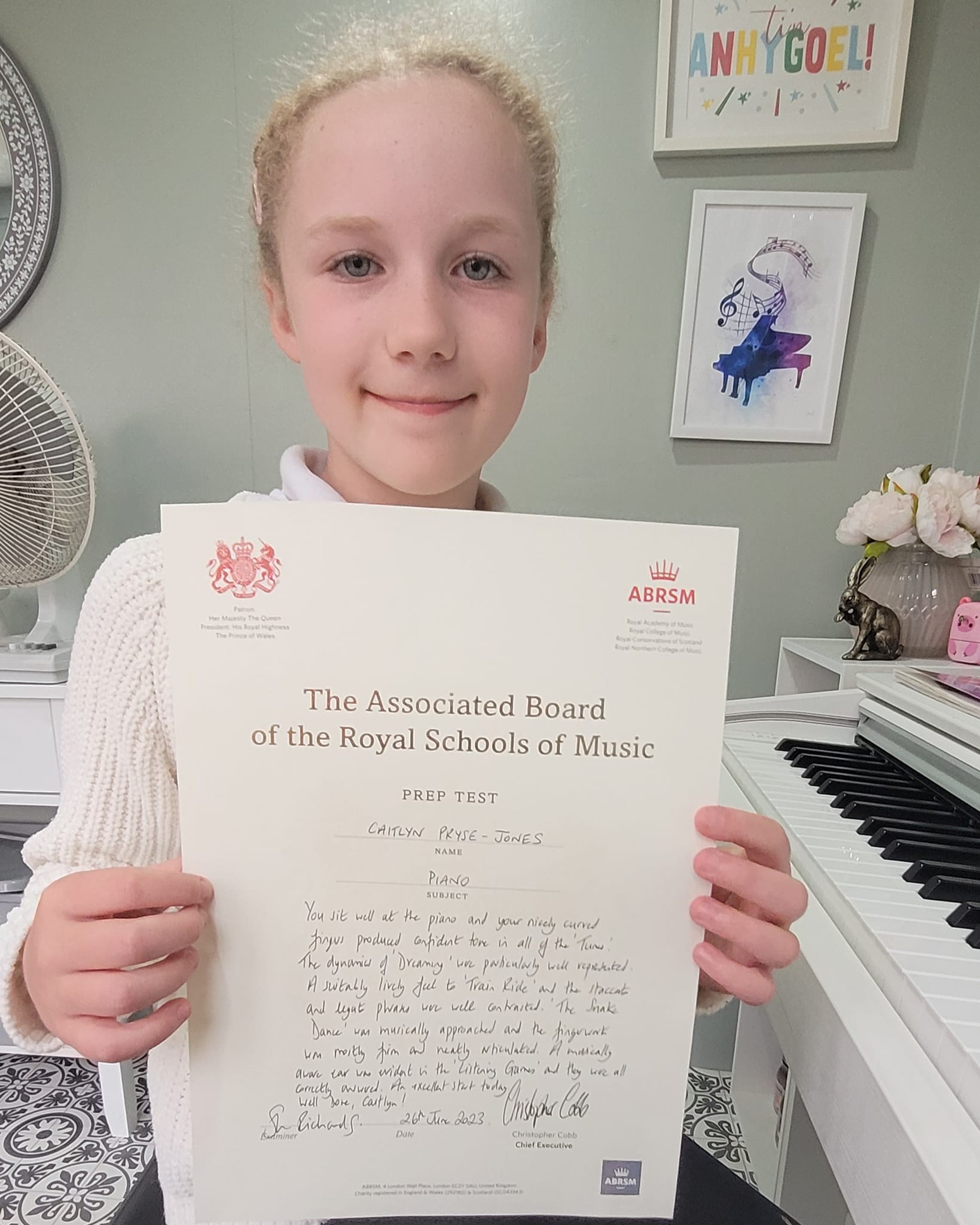 A huge congratulations to... - Louise Williams Piano Tuition