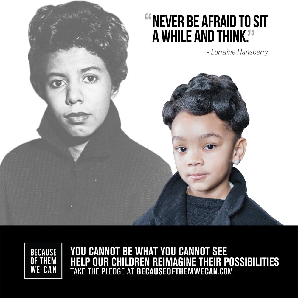 Because of Them We Can - Lorraine Hansberry was a trailblazing ...